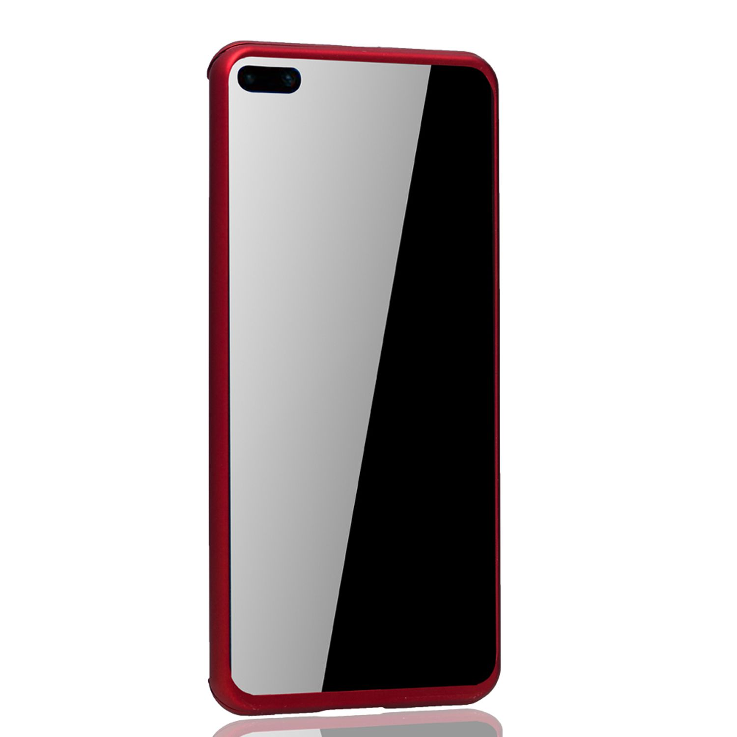 KÖNIG DESIGN Schutzhülle, Huawei, Cover, P40 Rot Full Pro