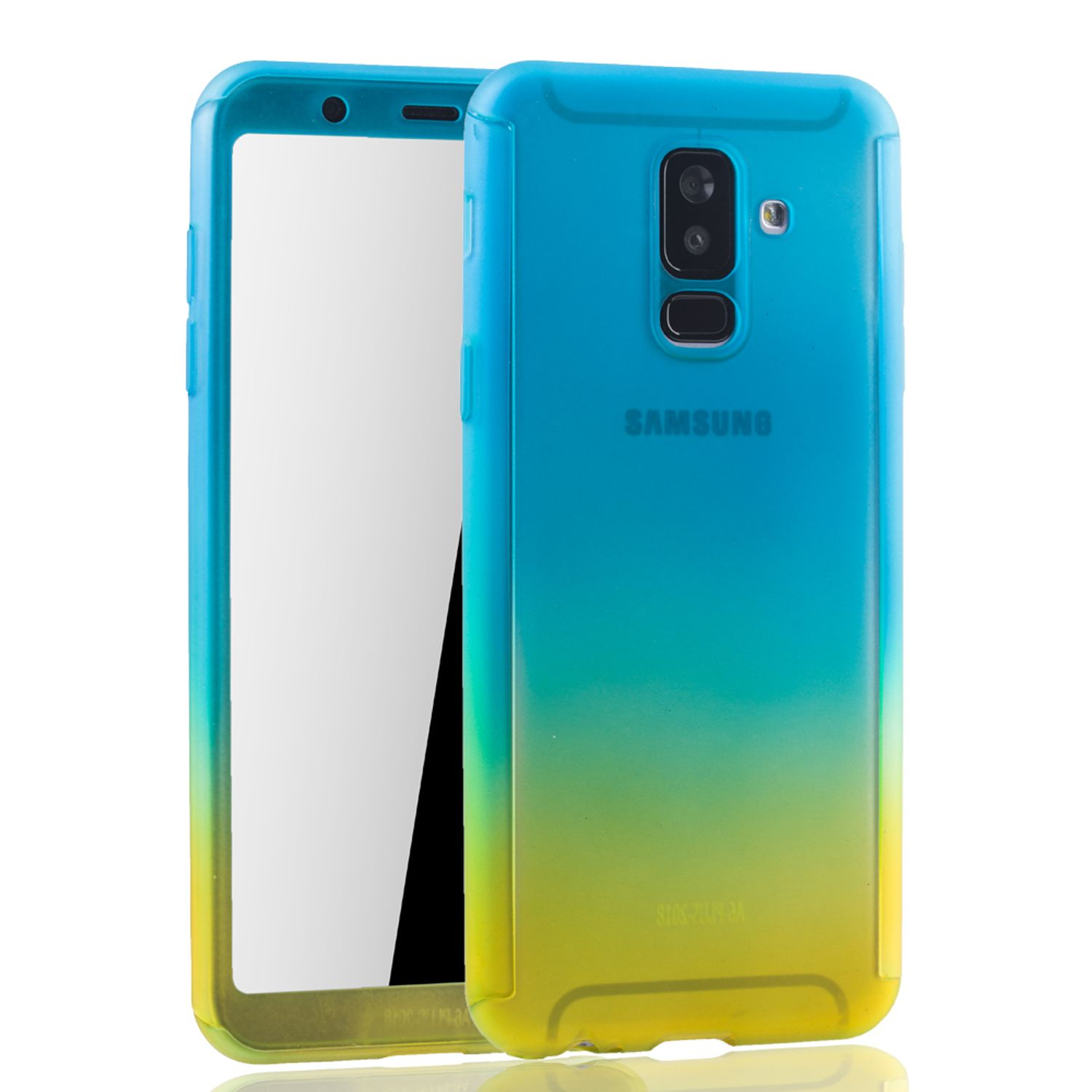 Cover, Samsung, Full (2018), A6 KÖNIG Mehrfarbig Schutzhülle, DESIGN Plus Galaxy