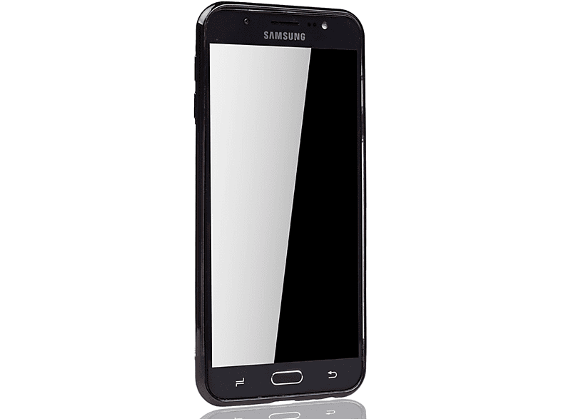 KÖNIG DESIGN Schutzhülle, Galaxy J4 Schwarz Plus, Samsung, Backcover