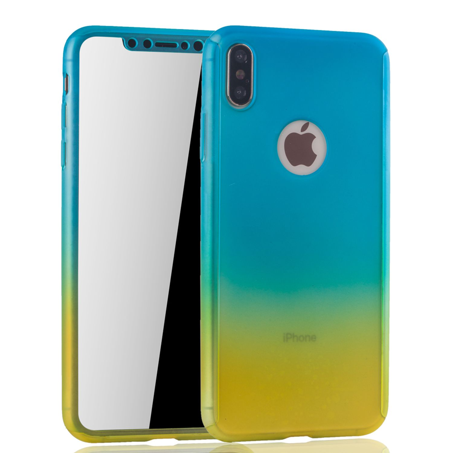 KÖNIG DESIGN Max, iPhone Cover, Apple, Schutzhülle, Mehrfarbig Full XS