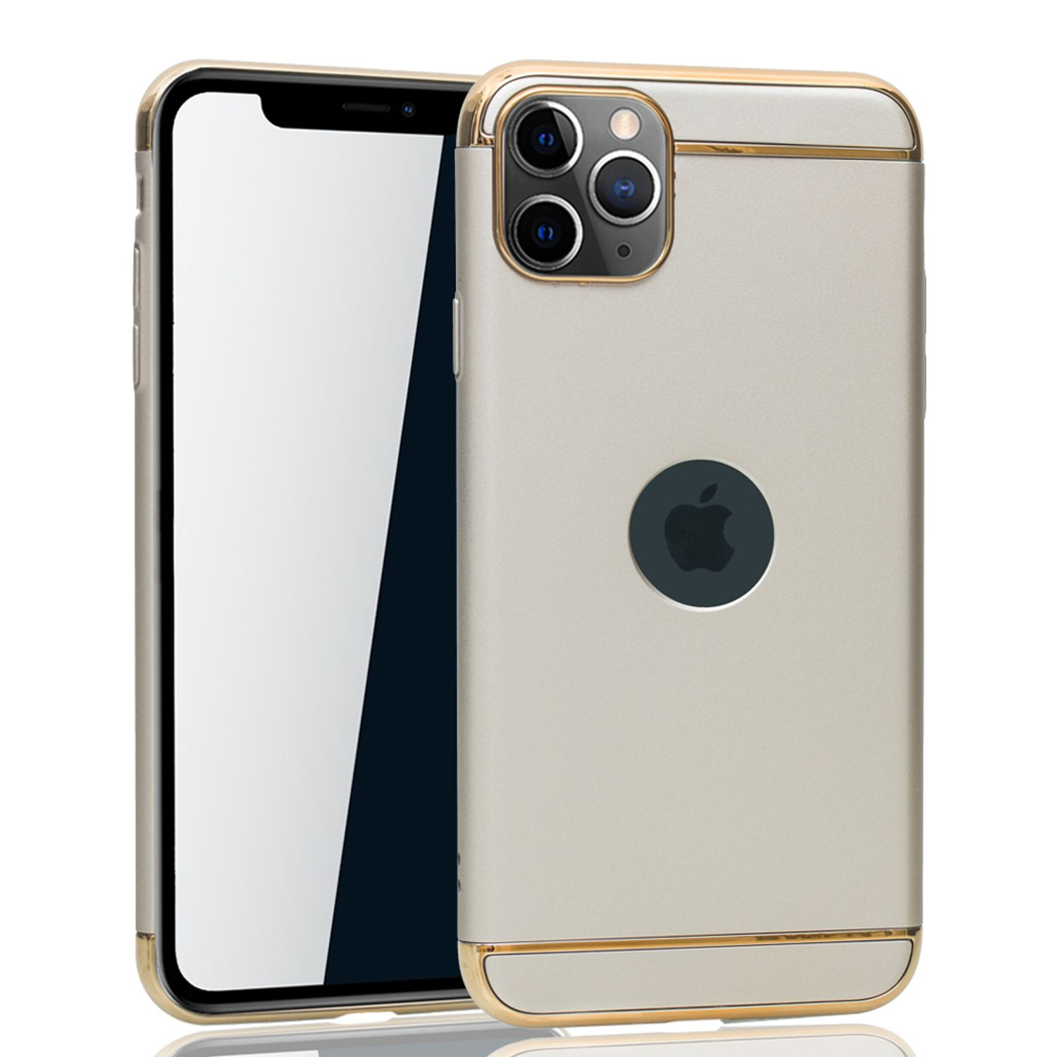 DESIGN KÖNIG Gold iPhone Schutzhülle, Apple, Backcover, 11 Pro,
