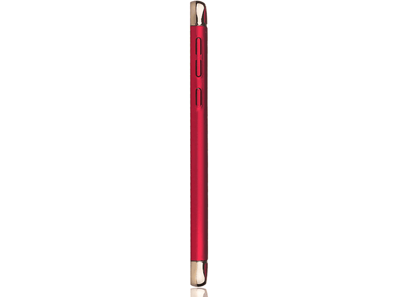 KÖNIG DESIGN Schutzhülle, Backcover, Huawei, 6X, Rot Honor