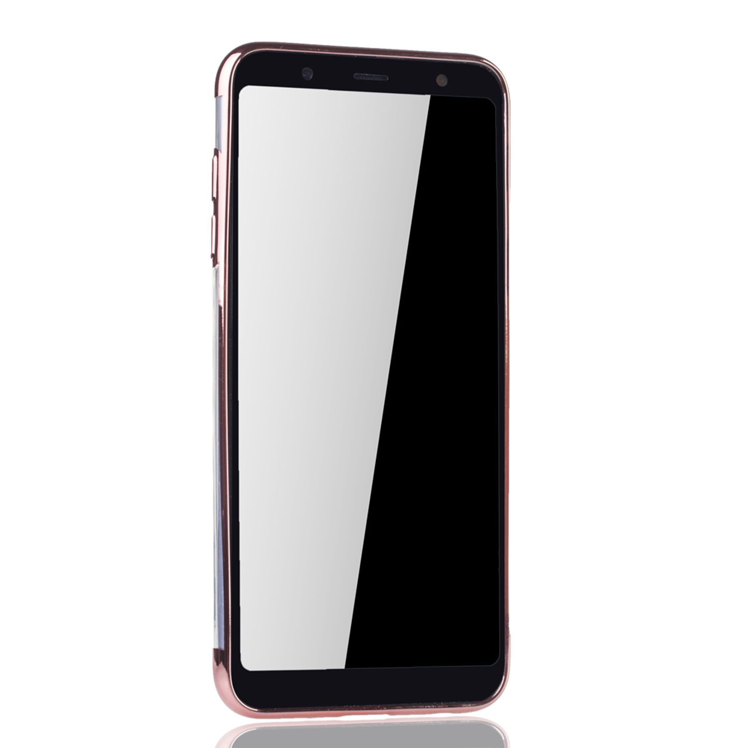 A6 DESIGN Galaxy Schutzhülle, KÖNIG Pink Samsung, (2018), Backcover,