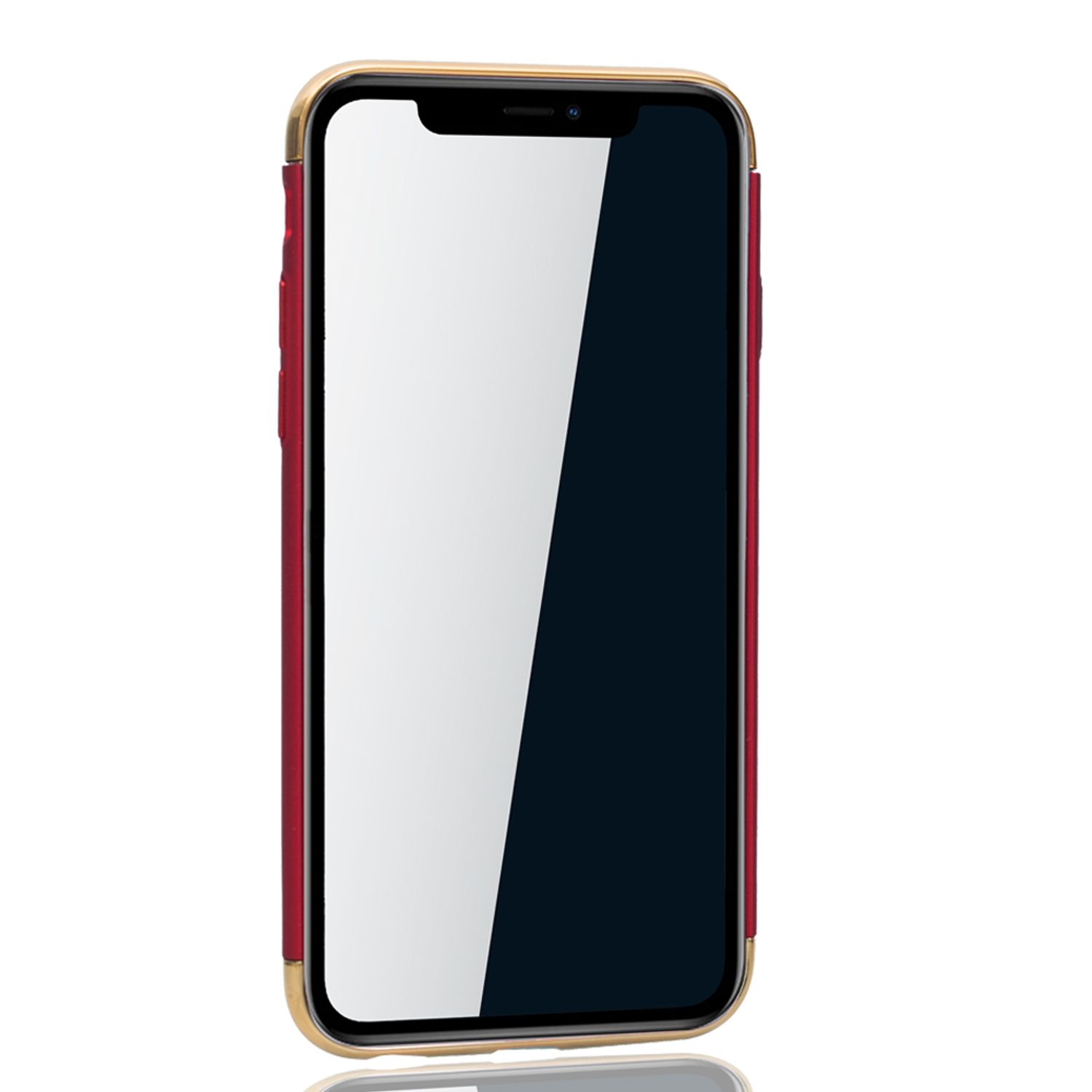 Apple, Rot 12 KÖNIG Backcover, DESIGN Pro Max, iPhone Schutzhülle,