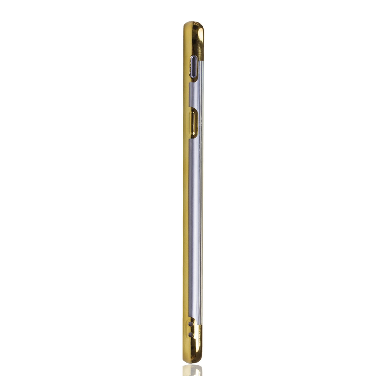 Handyhülle mit goldenen Seiten.