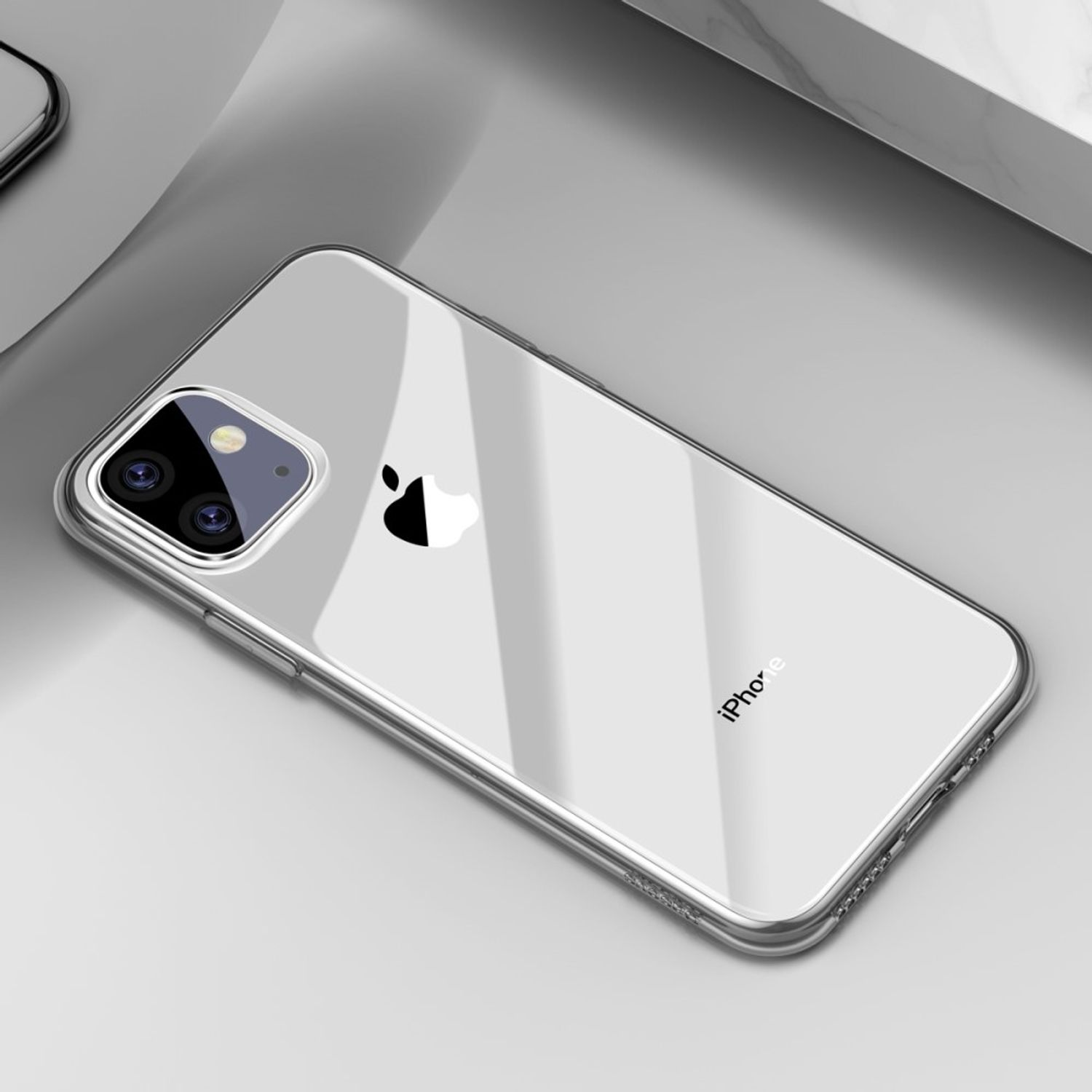 KÖNIG DESIGN Ultra Bumper, Handyhülle Backcover, Dünn 11 Pro, iPhone Transparent Apple