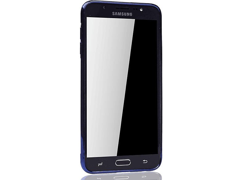 KÖNIG DESIGN Schutzhülle, Samsung, Blau Galaxy J4, Backcover