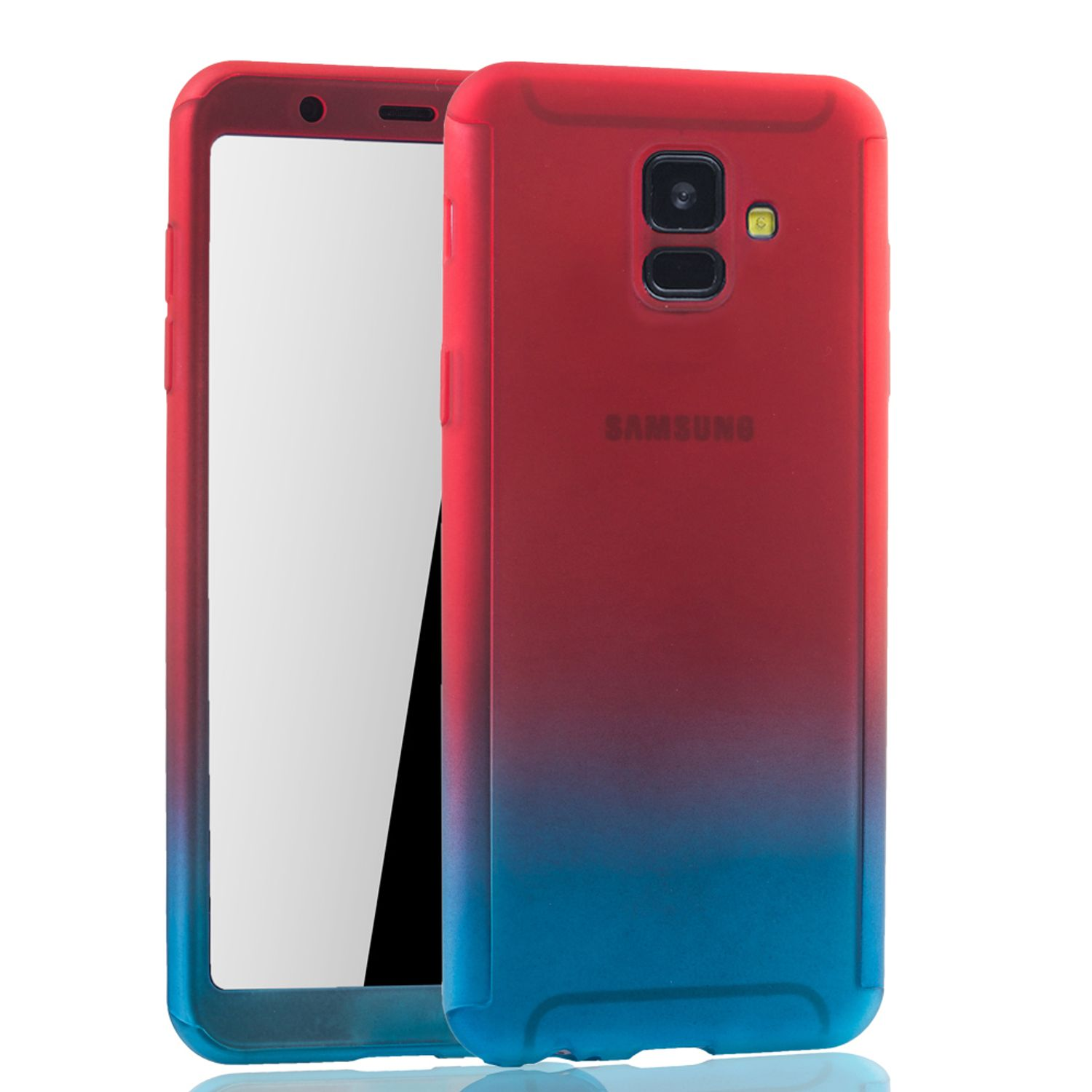 Cover, Mehrfarbig Full Galaxy Schutzhülle, A6 KÖNIG (2018), DESIGN Samsung,