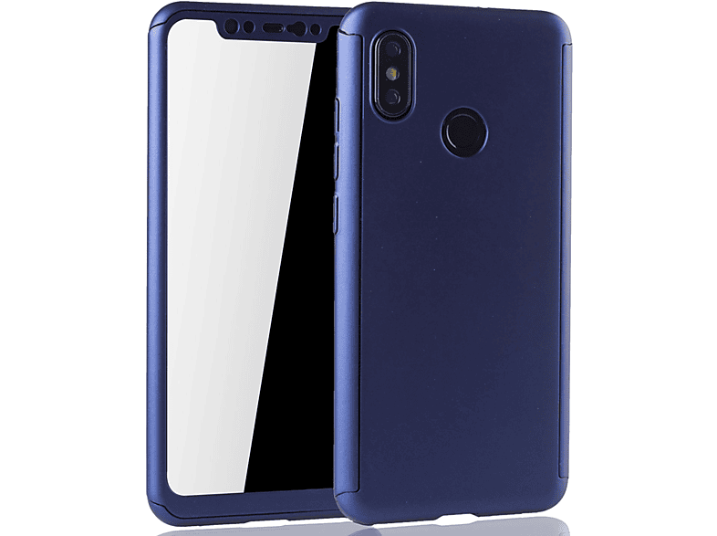 Blau Mi 8, KÖNIG Xiaomi, Schutzhülle, Cover, Full DESIGN