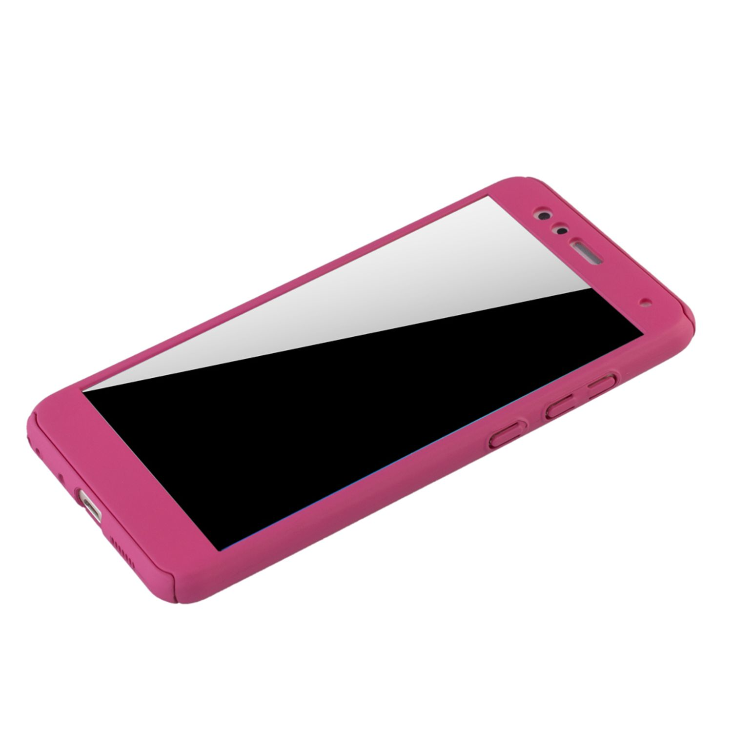 KÖNIG Pink Huawei, P10 DESIGN Schutzhülle, Cover, Full Lite,