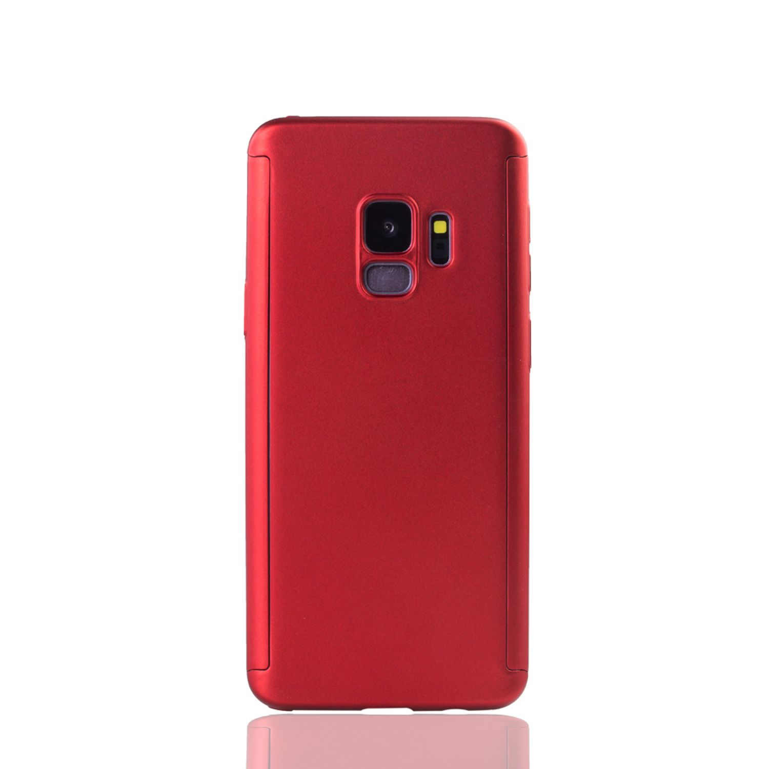 Full KÖNIG S9, Cover, Galaxy Samsung, DESIGN Schutzhülle, Rot