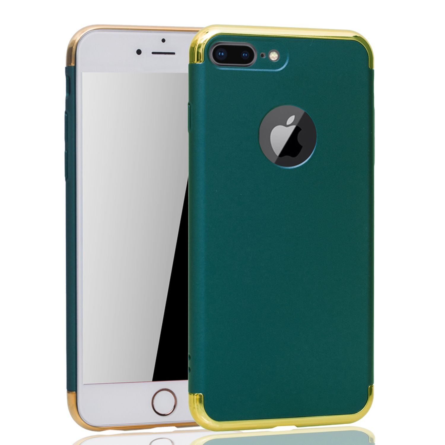 KÖNIG DESIGN Schutzhülle, Backcover, Plus, 7 Grün Apple, iPhone