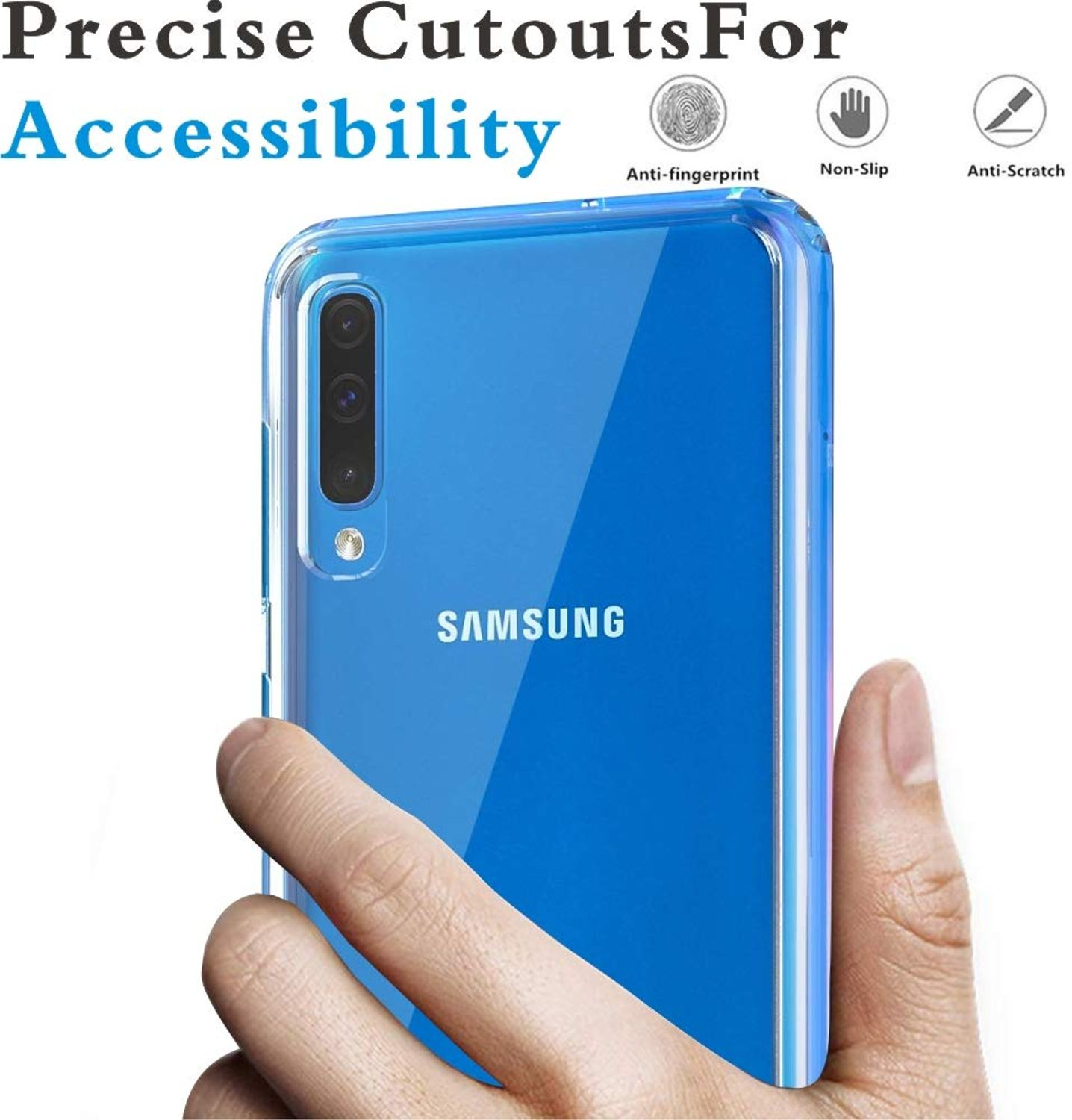 Galaxy Handyhülle Ultra KÖNIG Samsung, Bumper, Backcover, Transparent A50s, Dünn DESIGN