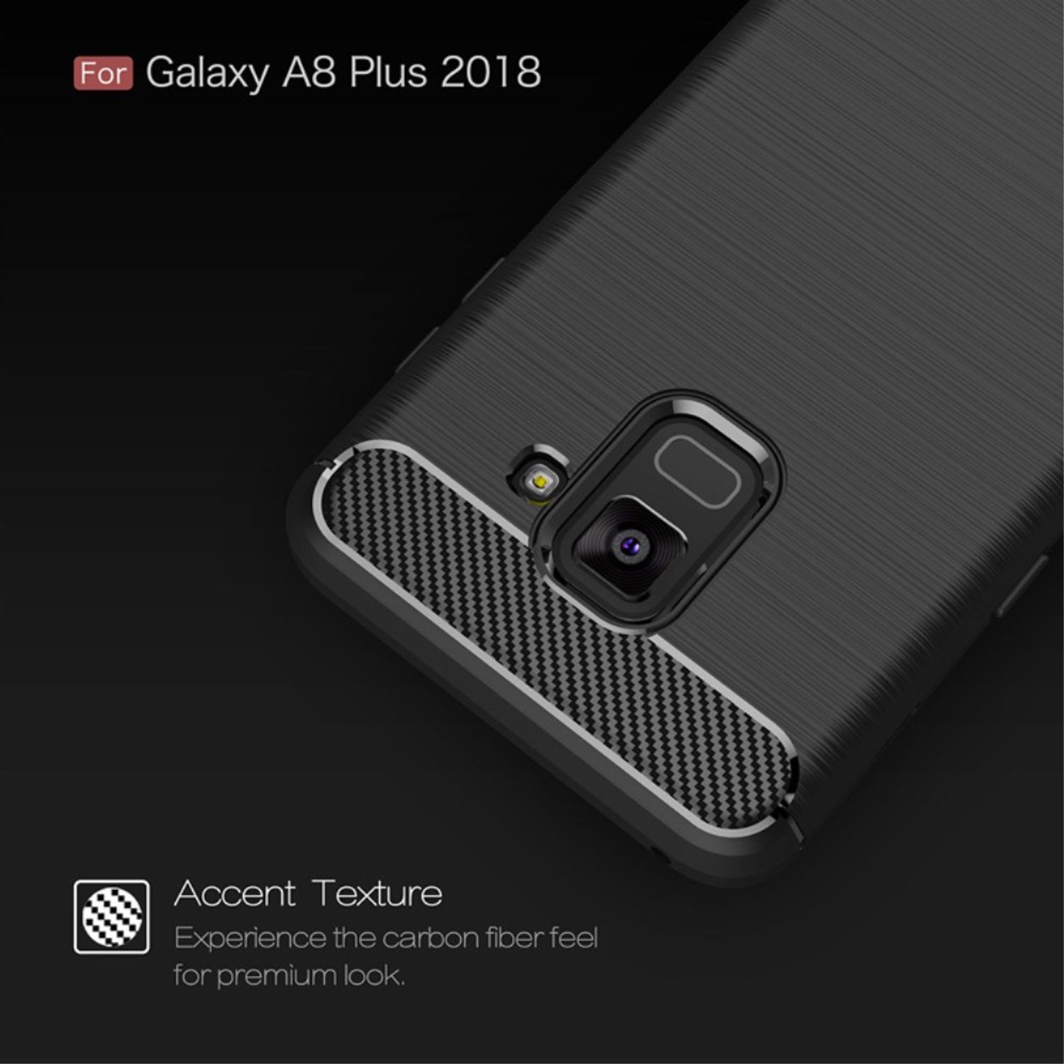 Grau A8 DESIGN Galaxy KÖNIG Samsung, Backcover, Plus (2018), Schutzhülle,