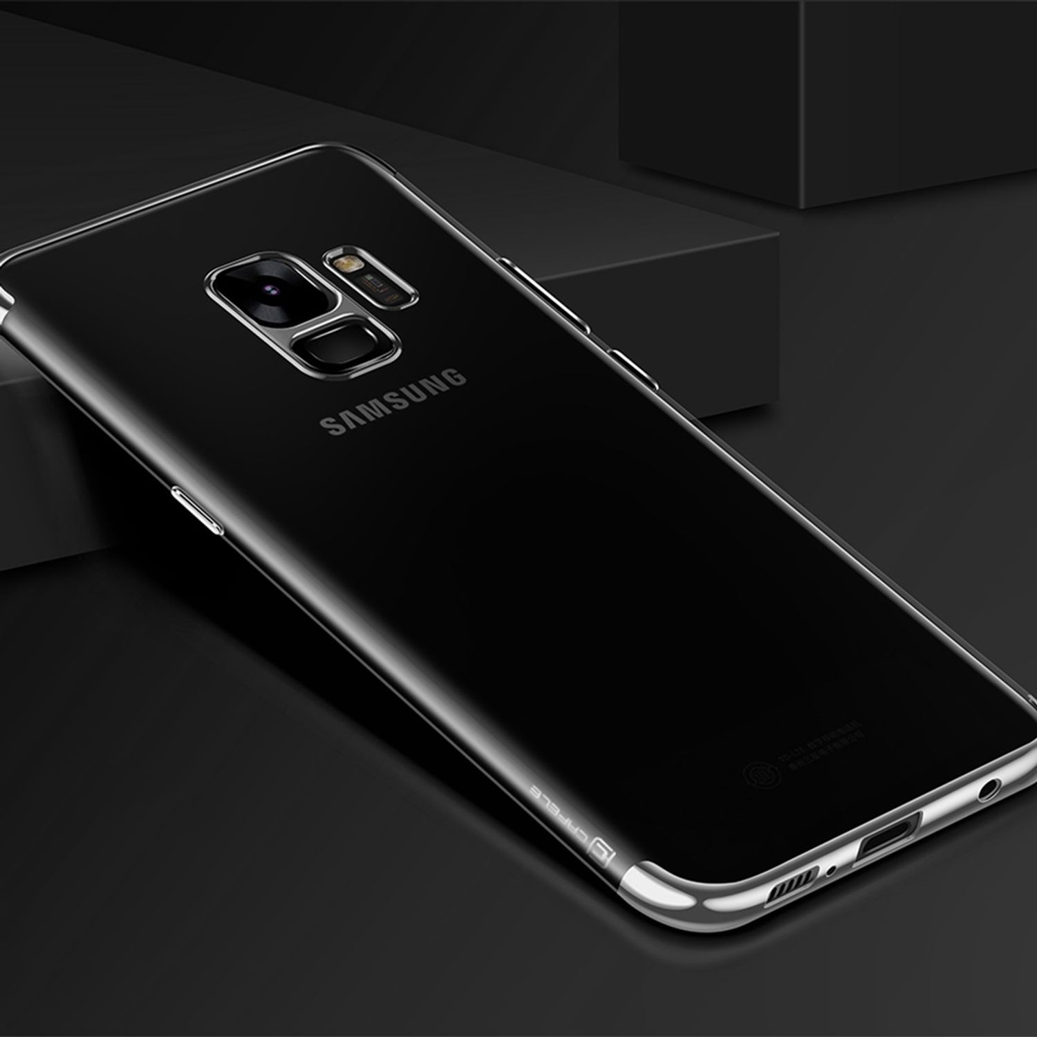 Backcover, DESIGN Silber KÖNIG Samsung, S9, Schutzhülle, Galaxy