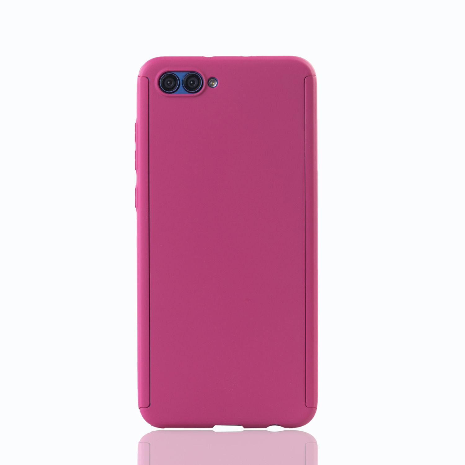 KÖNIG DESIGN Schutzhülle, Full Cover, Pink Huawei, View Honor 10