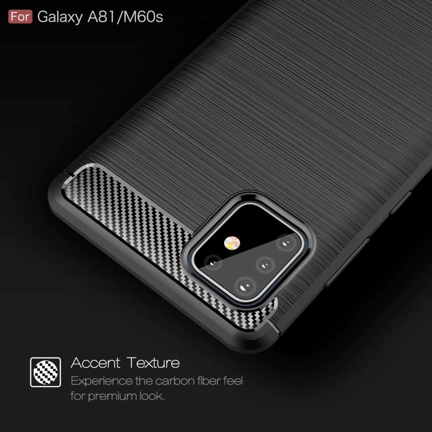 Schutzhülle, Schwarz KÖNIG A81, Galaxy Backcover, DESIGN Samsung,