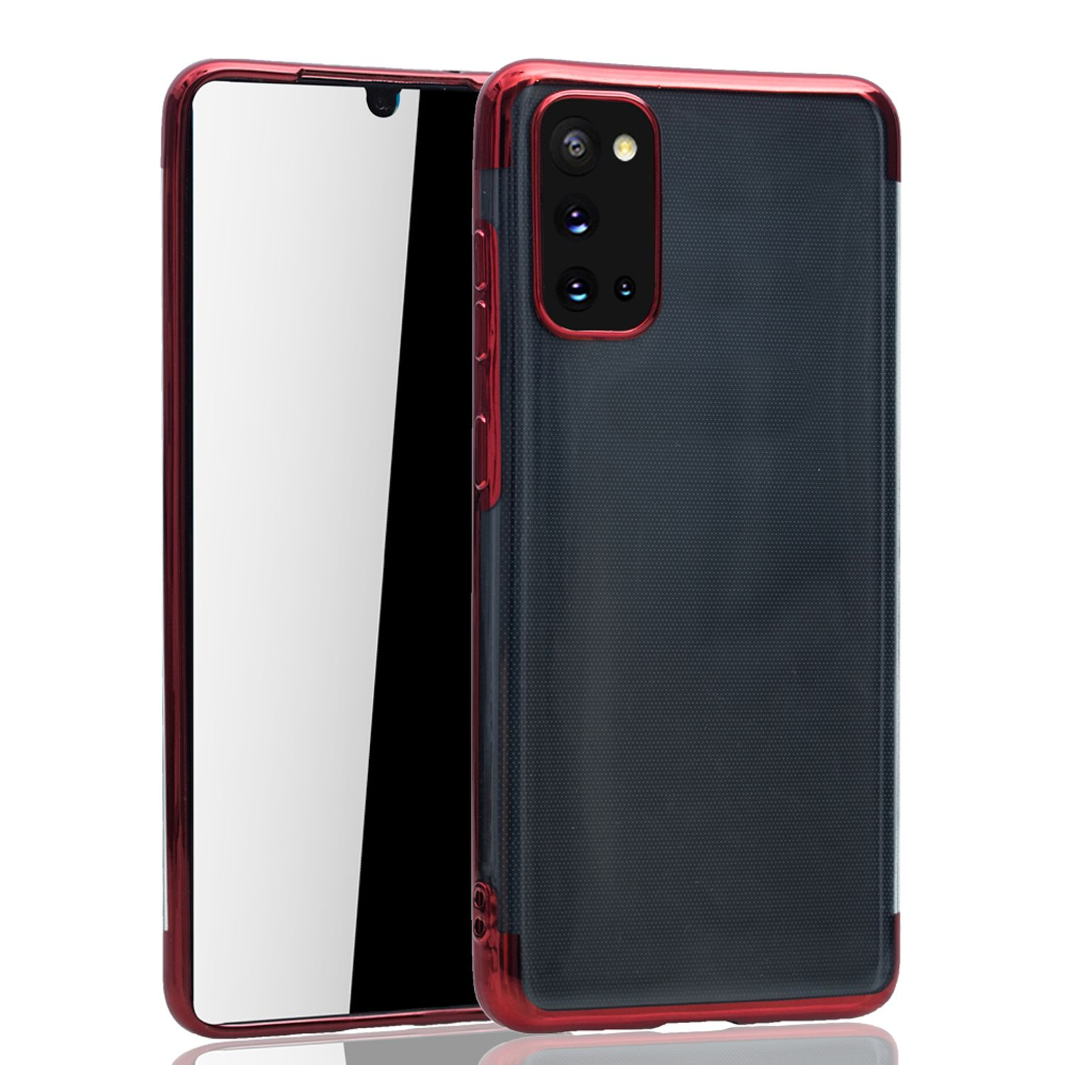 KÖNIG DESIGN Schutzhülle, Samsung, Galaxy Backcover, A31, Rot