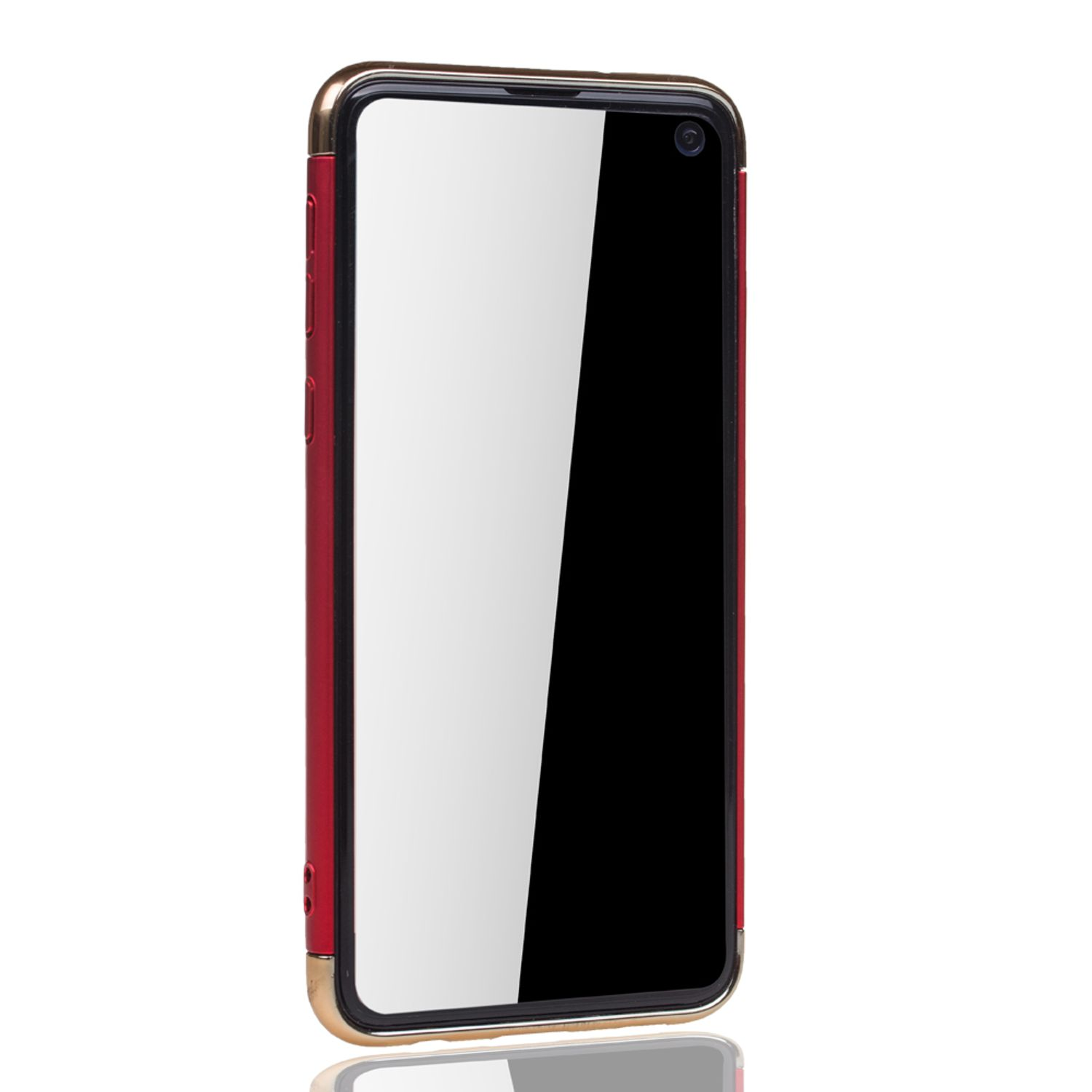 Galaxy Backcover, Samsung, S10e, KÖNIG Rot DESIGN Schutzhülle,