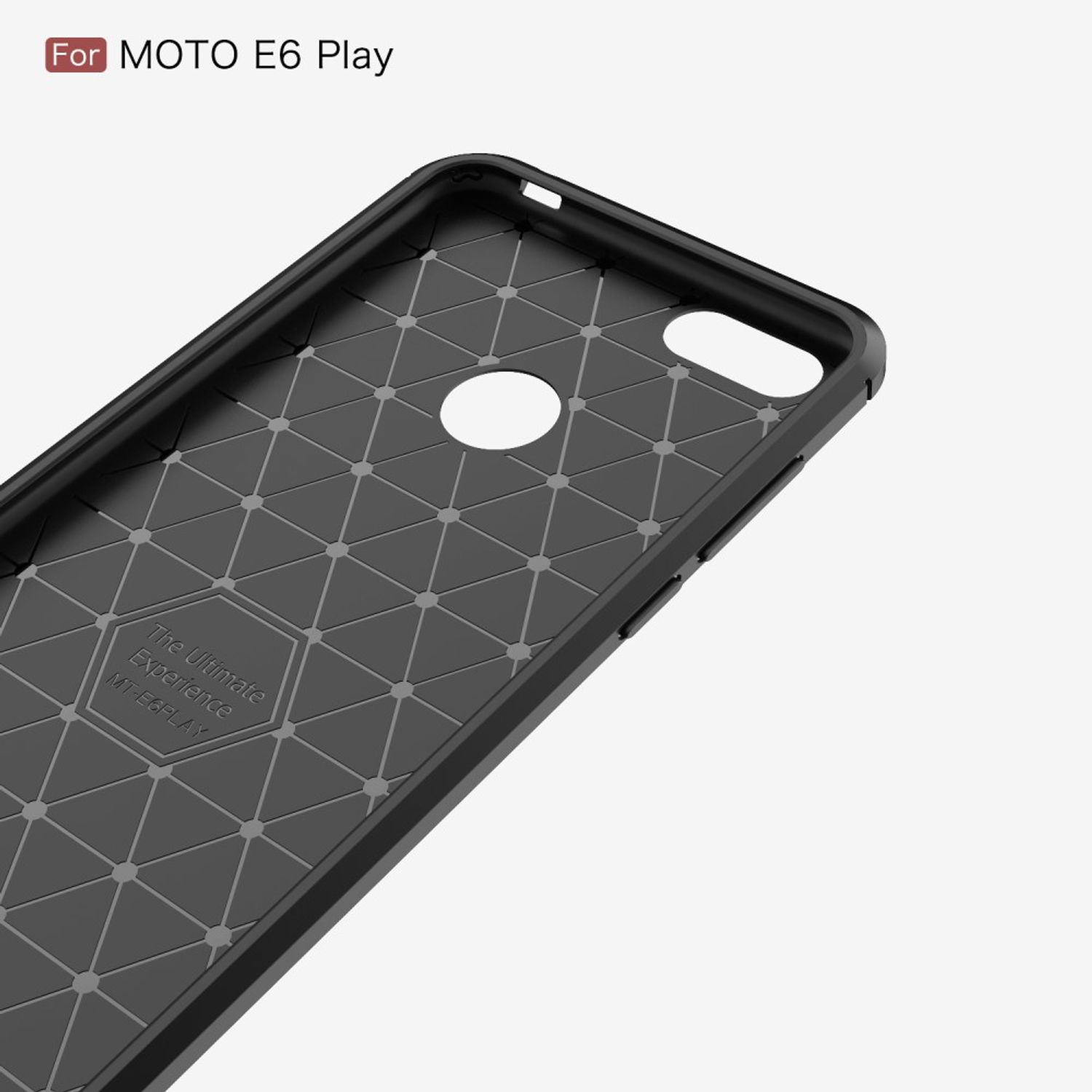 KÖNIG Motorola, E6 DESIGN Backcover, Grau Schutzhülle, Play,
