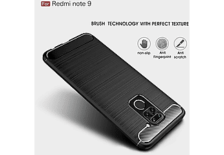 KÖNIG DESIGN Schutzhülle, Backcover, Xiaomi, Redmi Note 9, Schwarz