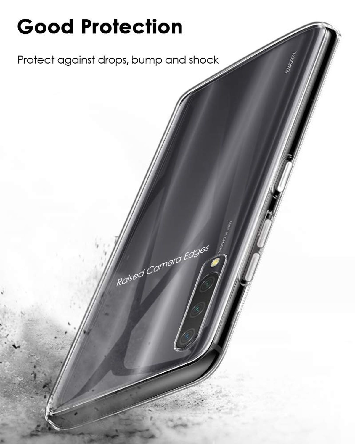 KÖNIG Transparent Dünn Mi Backcover, DESIGN Handyhülle Xiaomi, A3, Bumper, Ultra