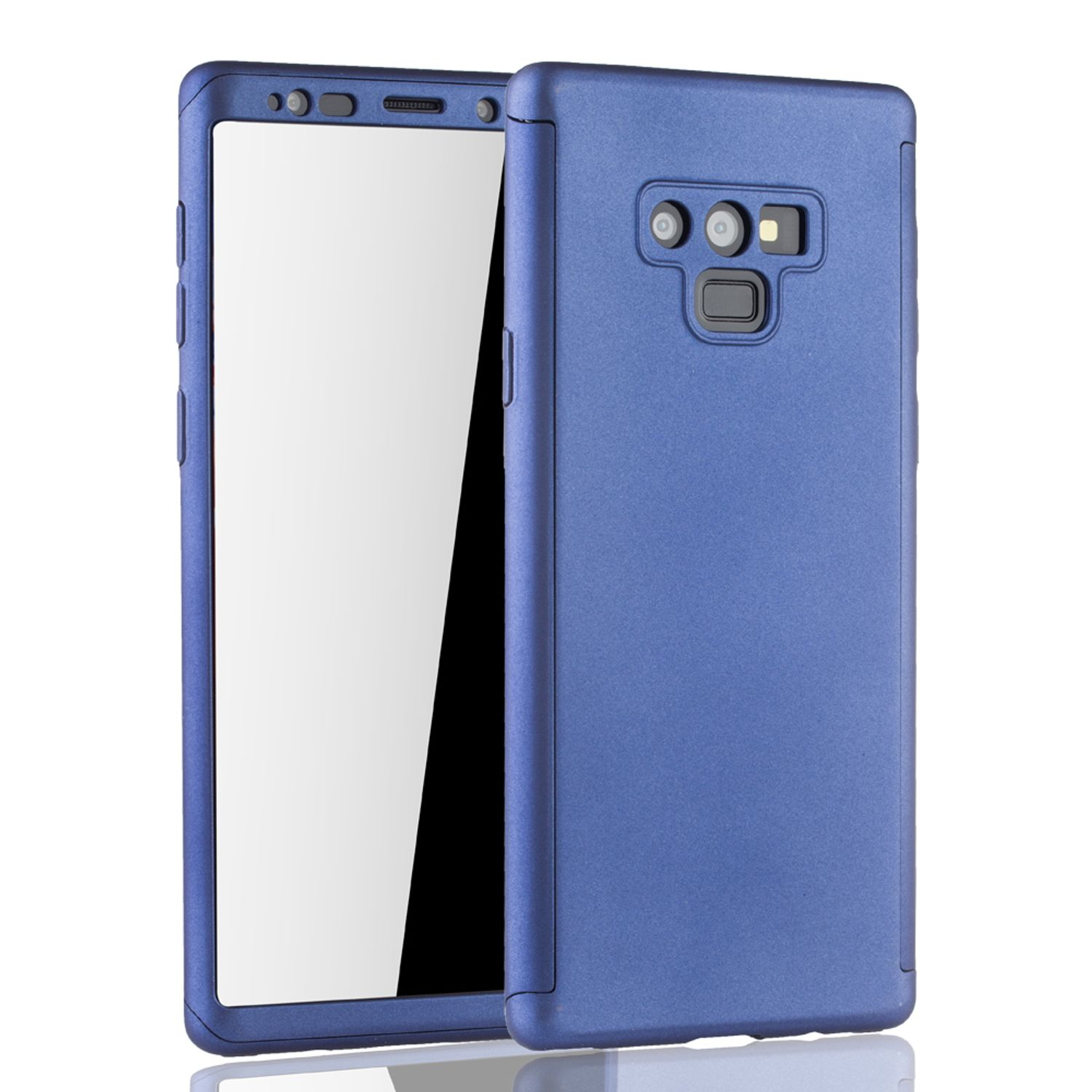 KÖNIG DESIGN Schutzhülle, Full 9, Galaxy Note Samsung, Cover, Blau