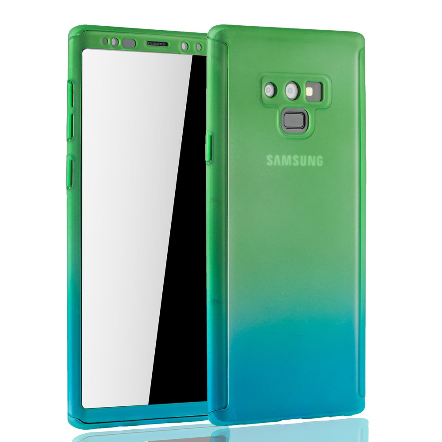 KÖNIG DESIGN Schutzhülle, Note Galaxy Full Cover, Mehrfarbig Samsung, 9