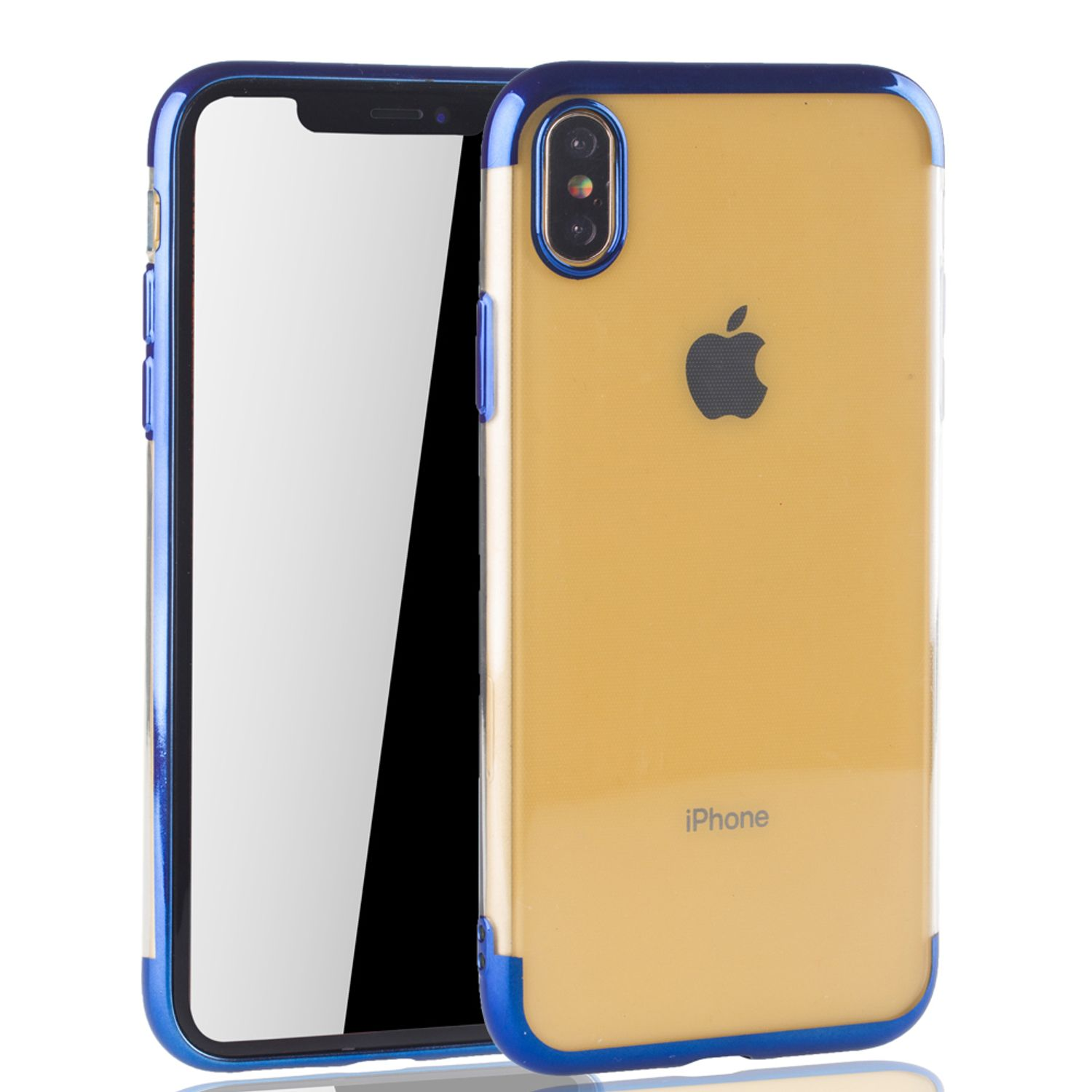 KÖNIG Max, Apple, Backcover, Blau Schutzhülle, DESIGN iPhone XS