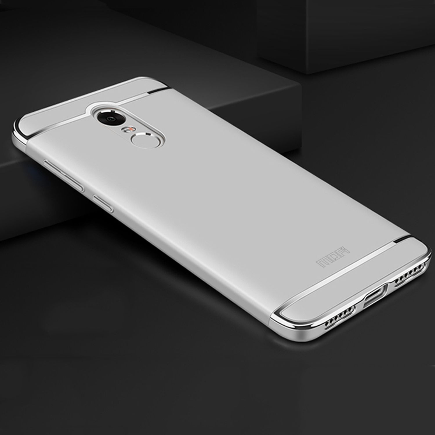 Xiaomi, KÖNIG Redmi Backcover, 4X, Schutzhülle, Note DESIGN Silber