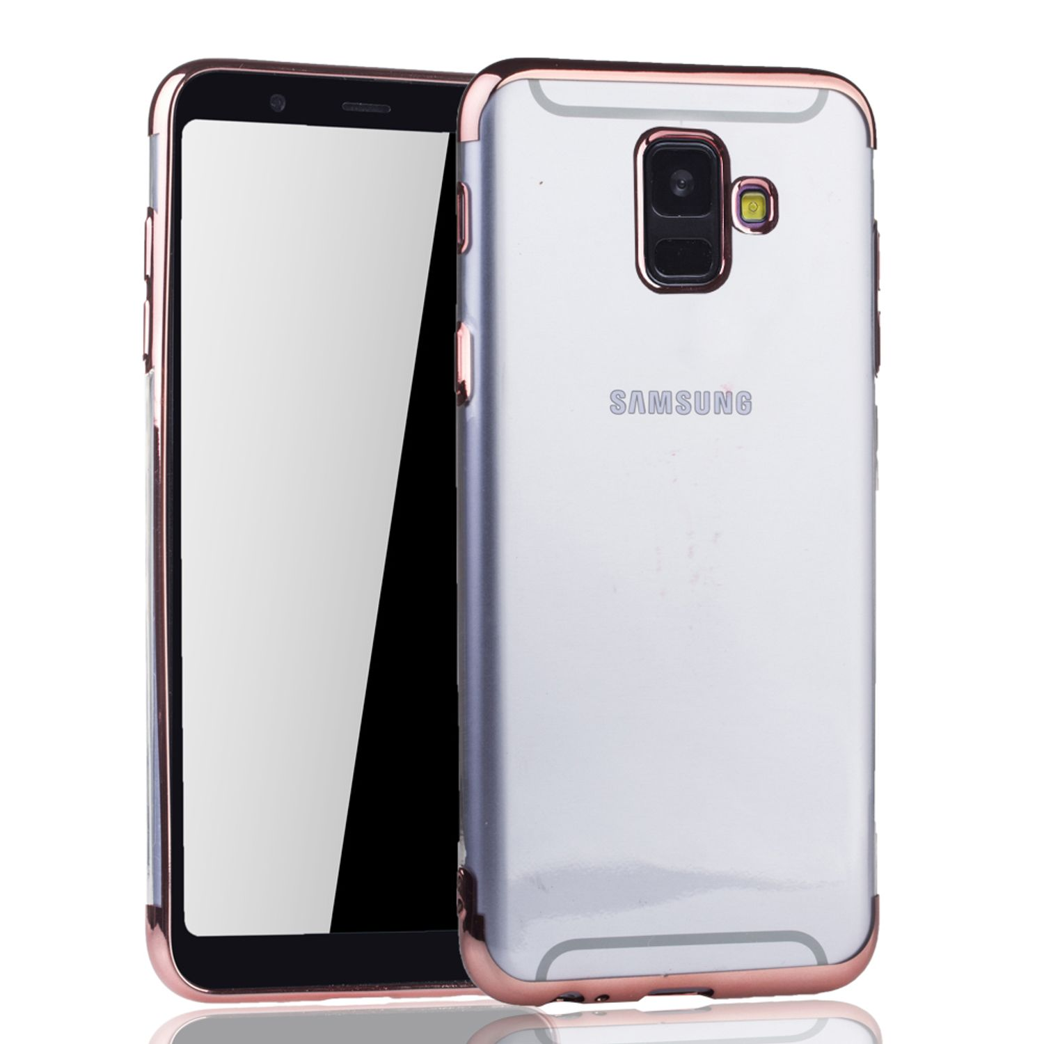 KÖNIG DESIGN Schutzhülle, Galaxy (2018), Backcover, Pink Samsung, A6