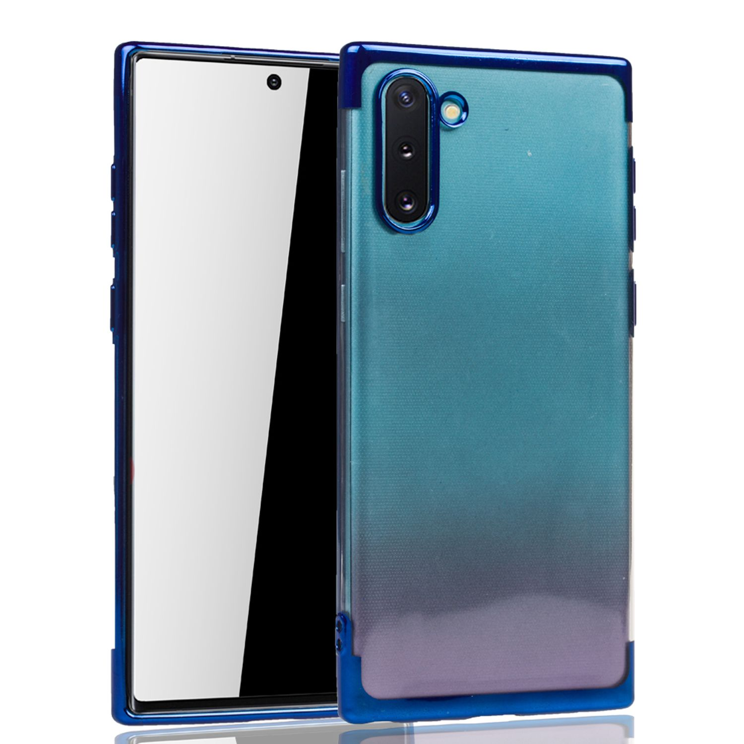 Backcover, DESIGN Schutzhülle, 10, Galaxy Note Samsung, KÖNIG Blau