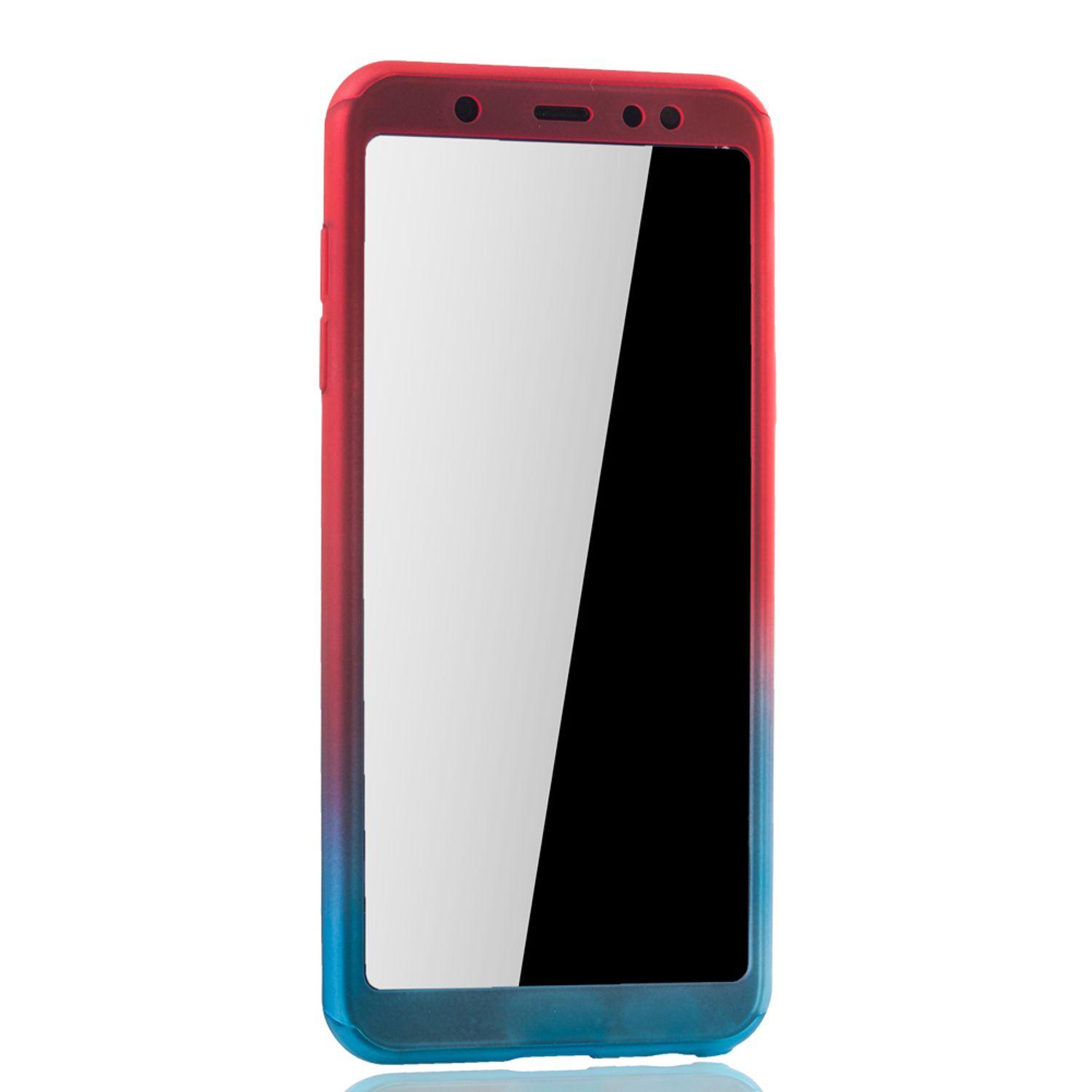 Samsung, A6 Galaxy Full Schutzhülle, KÖNIG Mehrfarbig Cover, DESIGN (2018),