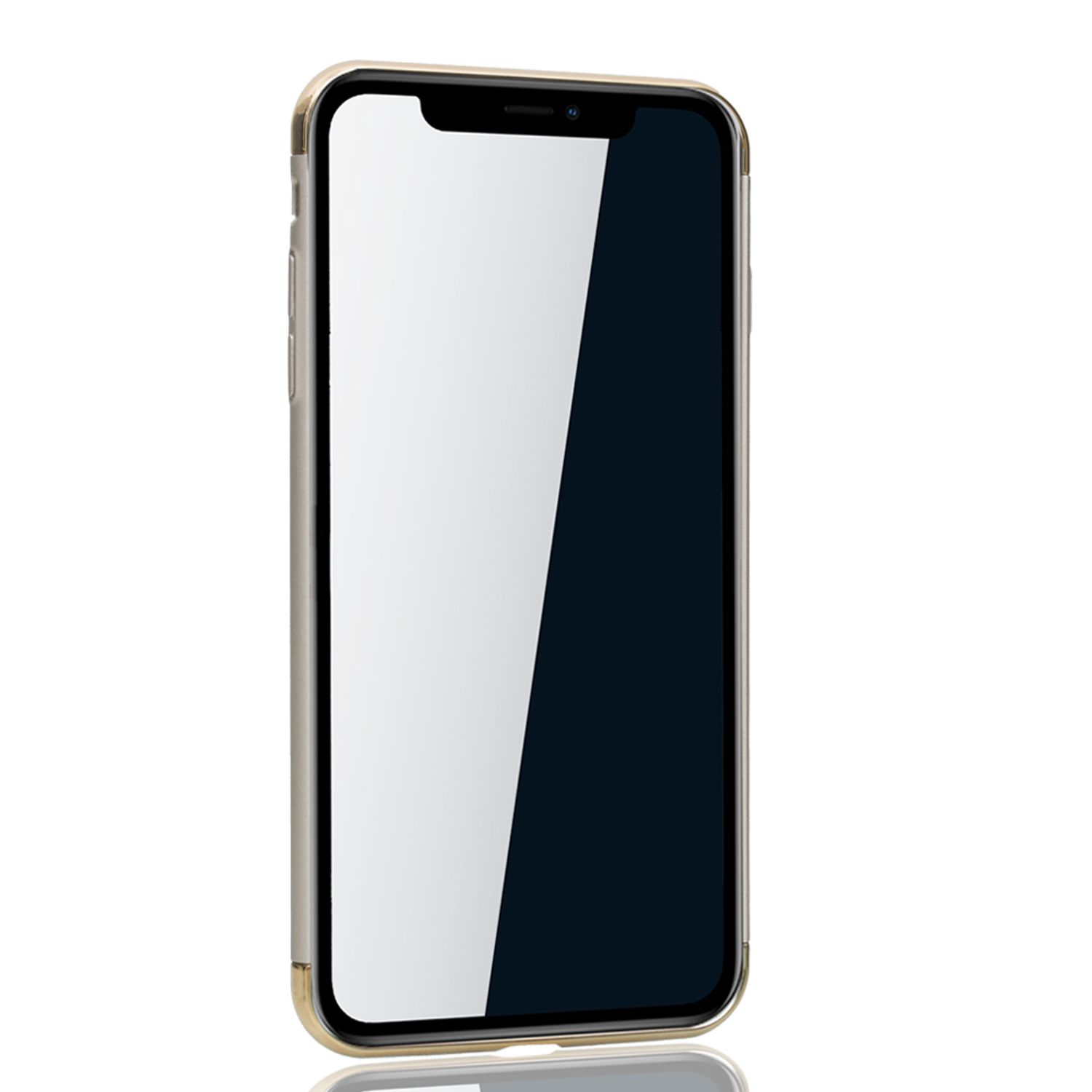 KÖNIG DESIGN Schutzhülle, Backcover, Apple, iPhone 11 Gold Pro