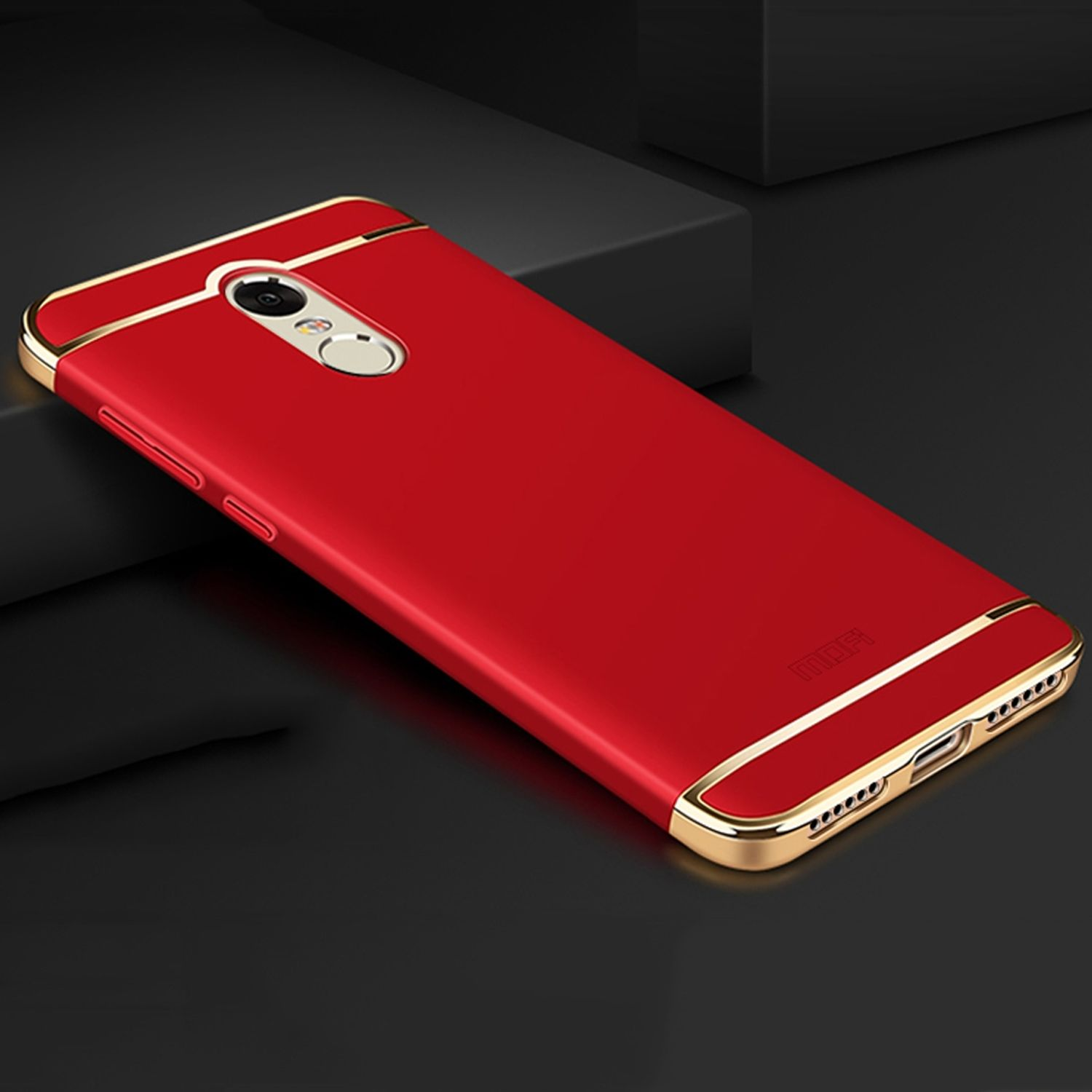 Schutzhülle, Redmi KÖNIG DESIGN Backcover, Rot 4, Note Xiaomi,