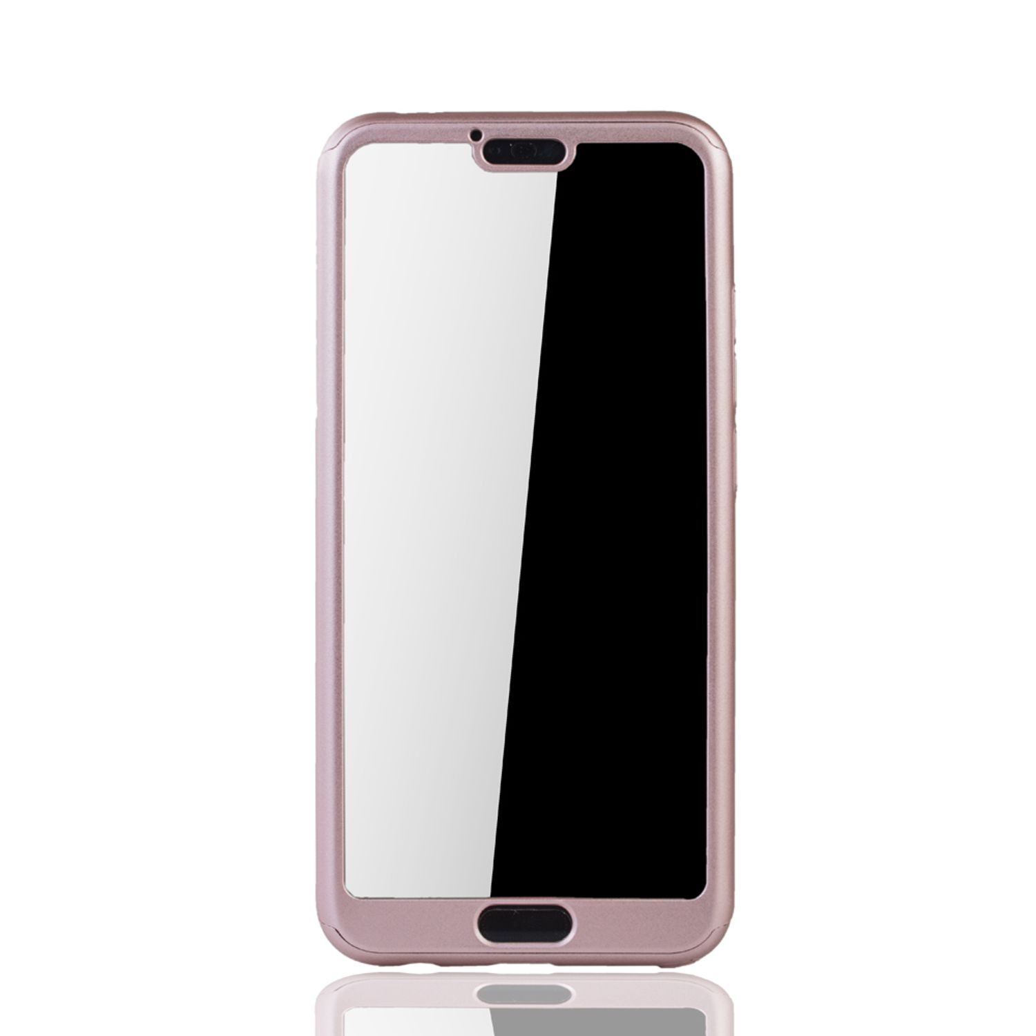 KÖNIG DESIGN Schutzhülle, Full Honor Pink Cover, Huawei, 10