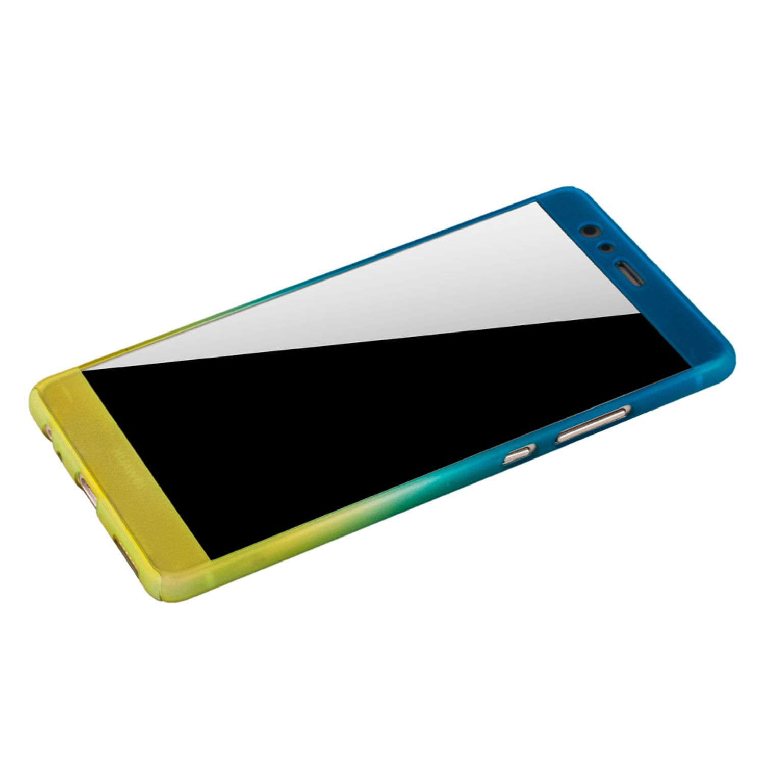 Huawei, Plus, Schutzhülle, KÖNIG DESIGN Full Mehrfarbig Cover, P9