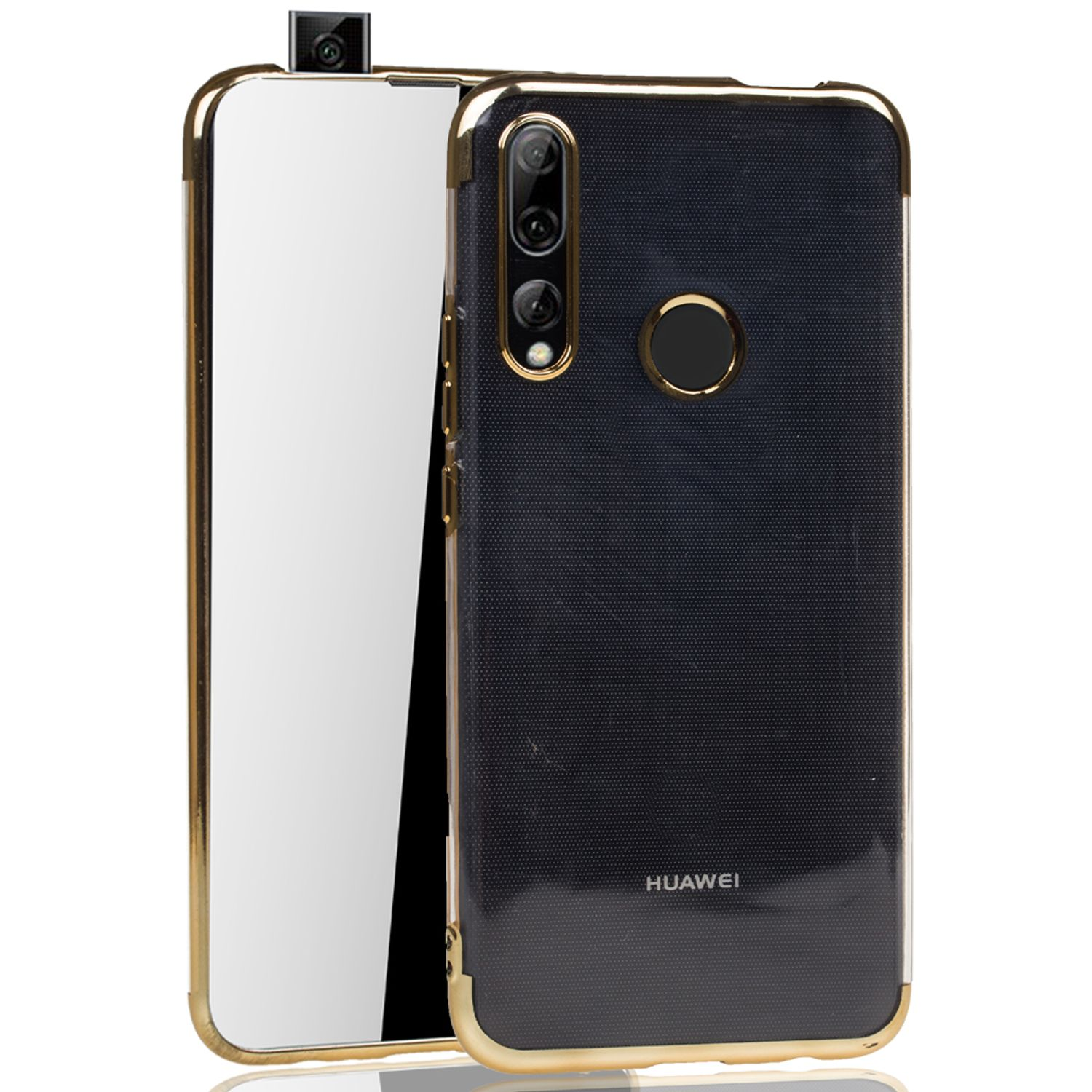 Schutzhülle, Huawei, (2019), Backcover, KÖNIG Gold DESIGN Y9