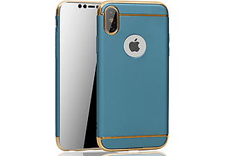 KÖNIG DESIGN Schutzhülle, Backcover, Apple, iPhone X, Blau