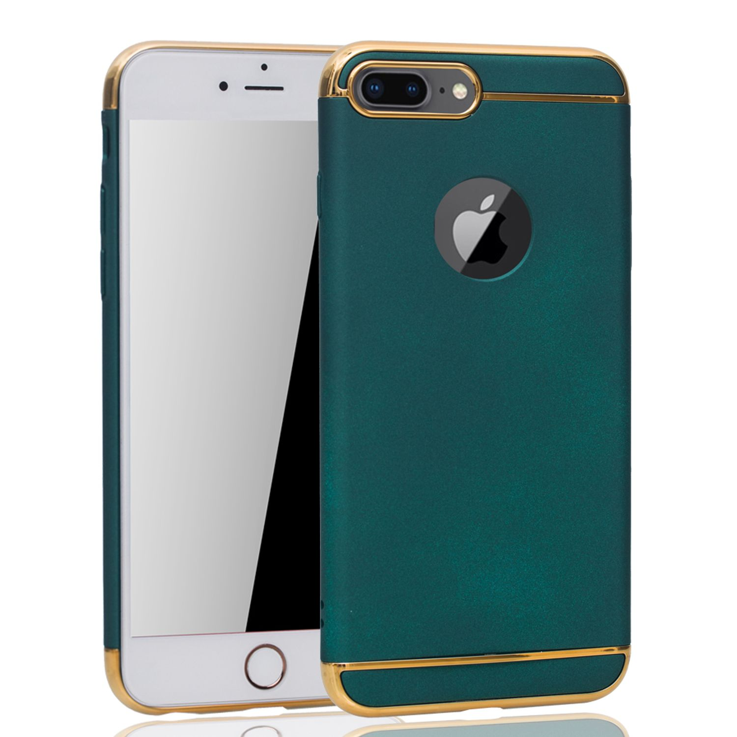 KÖNIG DESIGN iPhone Schutzhülle, Grün 7, Apple, Backcover