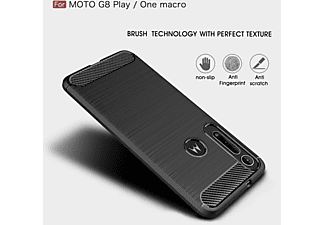 KÖNIG DESIGN Schutzhülle, Backcover, Motorola, G8 Play, Schwarz