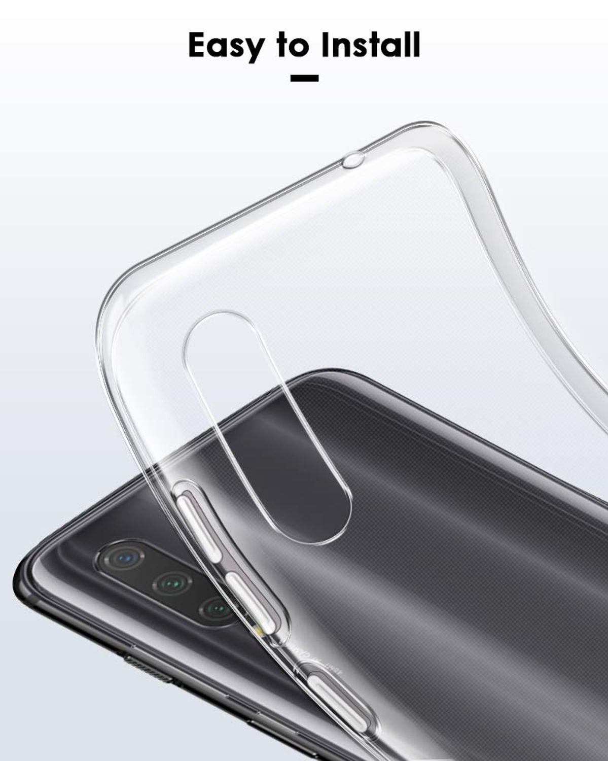 KÖNIG Transparent Dünn Mi Backcover, DESIGN Handyhülle Xiaomi, A3, Bumper, Ultra