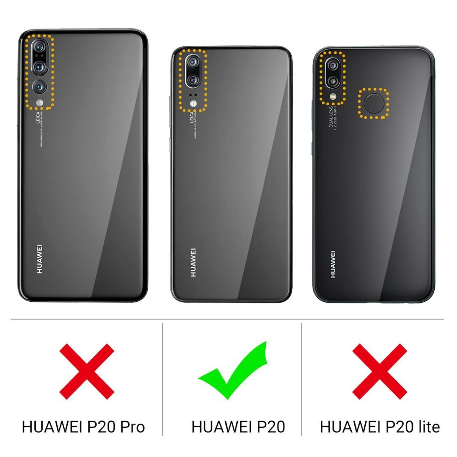 KÖNIG Ultra Bumper, Huawei, P20, Handyhülle Transparent Dünn Backcover, DESIGN