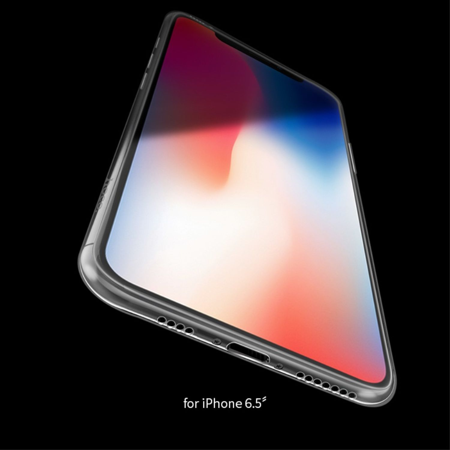 KÖNIG DESIGN Ultra Apple, Dünn Bumper, Transparent Max, Handyhülle Backcover, iPhone XS