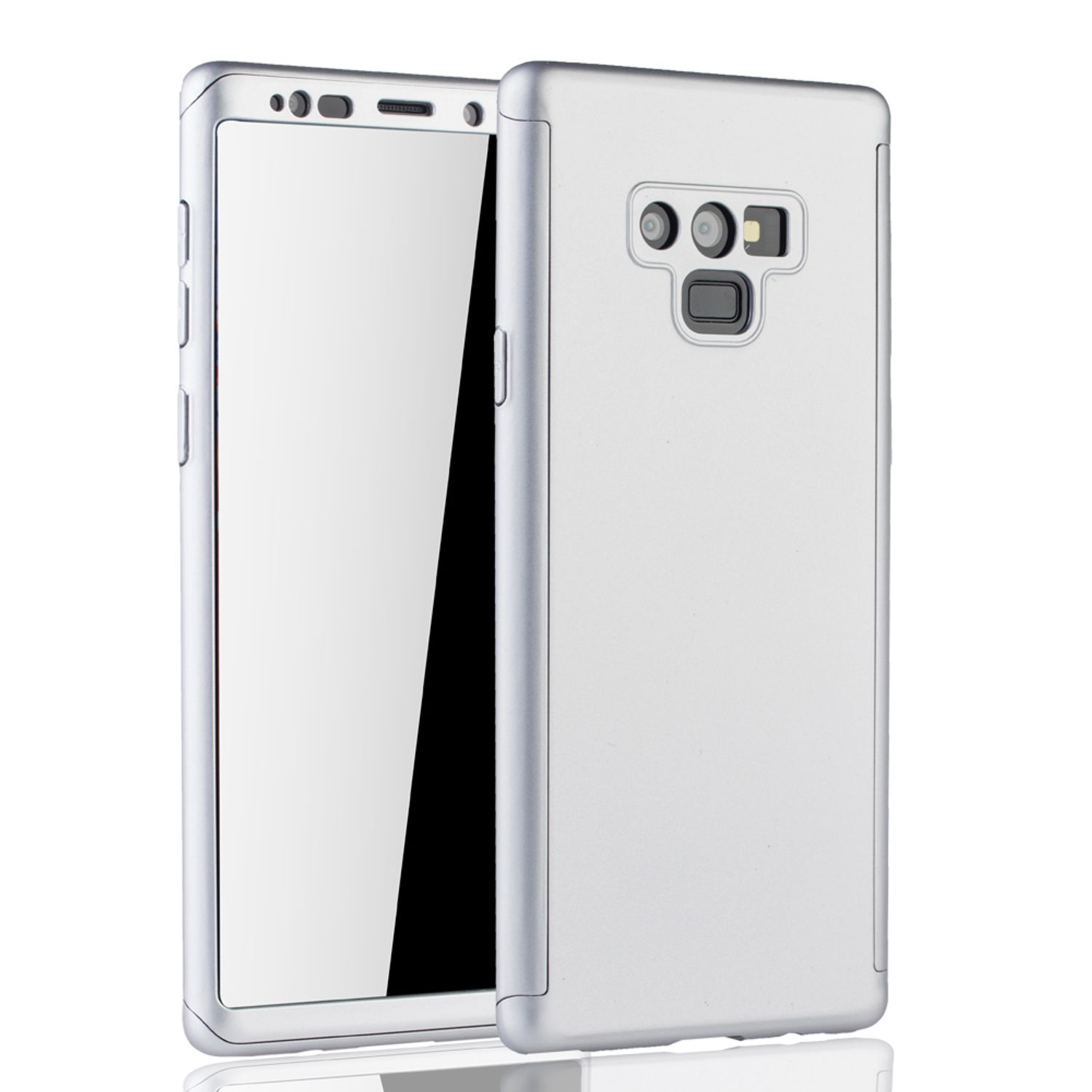 KÖNIG Samsung, Full 9, Silber Cover, Schutzhülle, DESIGN Galaxy Note