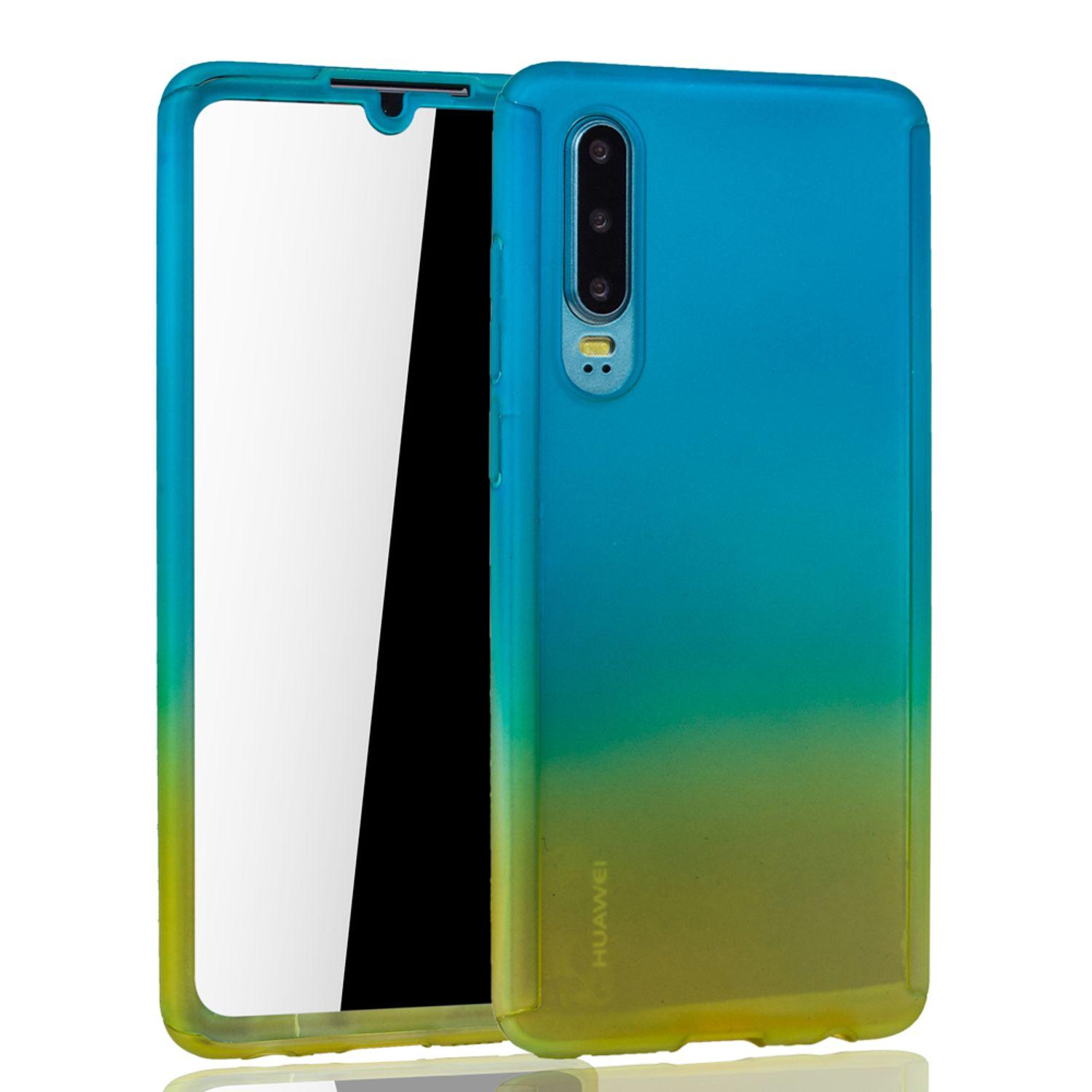 Huawei, Mehrfarbig Full Cover, Schutzhülle, KÖNIG DESIGN P30,