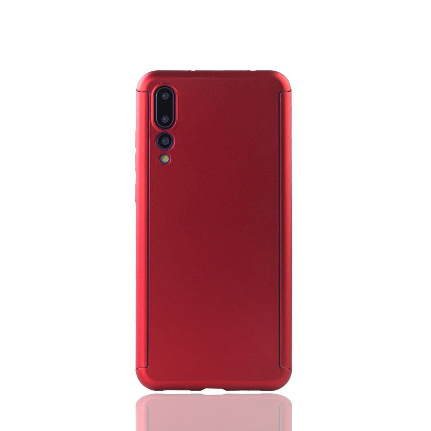KÖNIG DESIGN Huawei, P20 Schutzhülle, Full Rot Pro, Cover