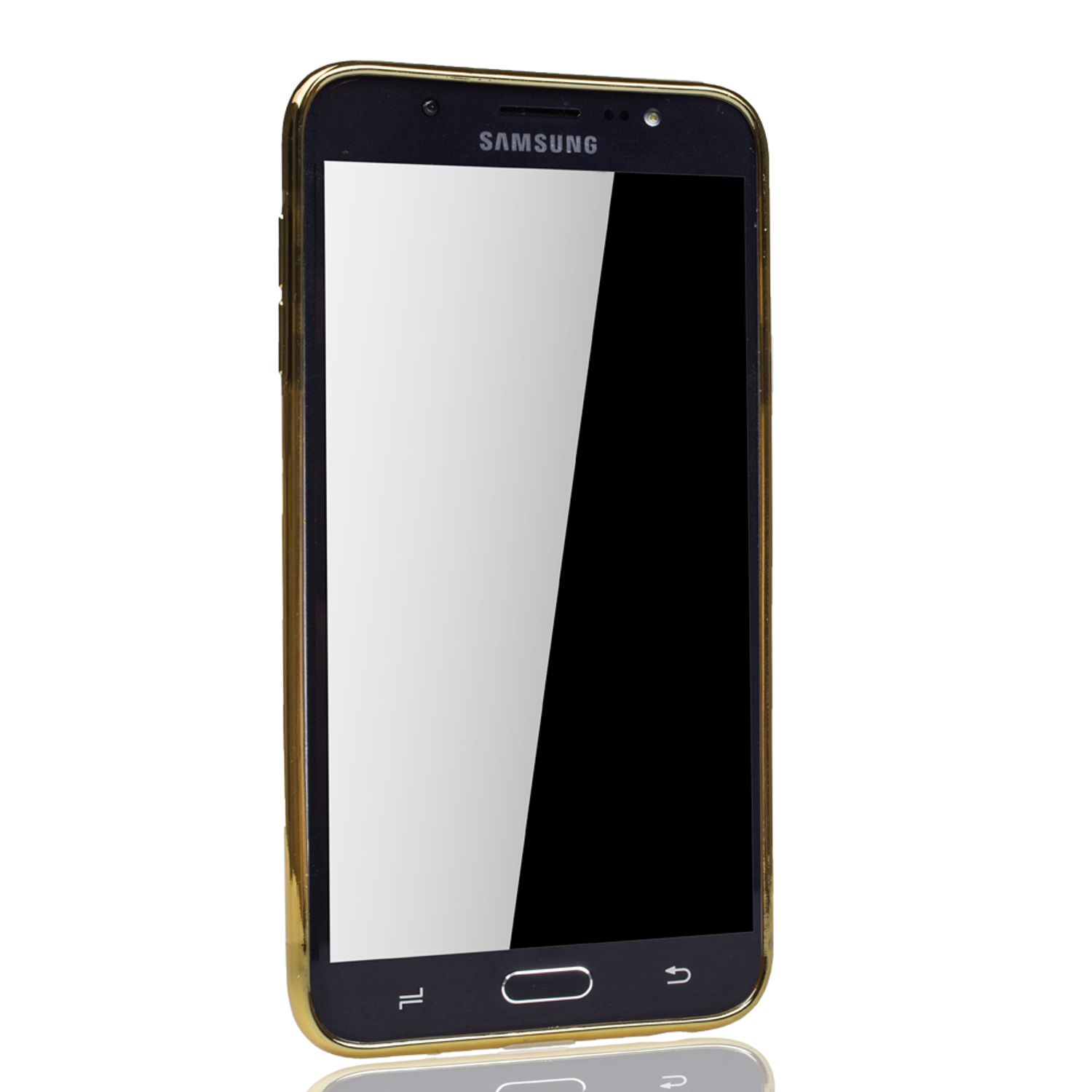 Galaxy DESIGN Samsung, Schutzhülle, Backcover, KÖNIG Gold J4,