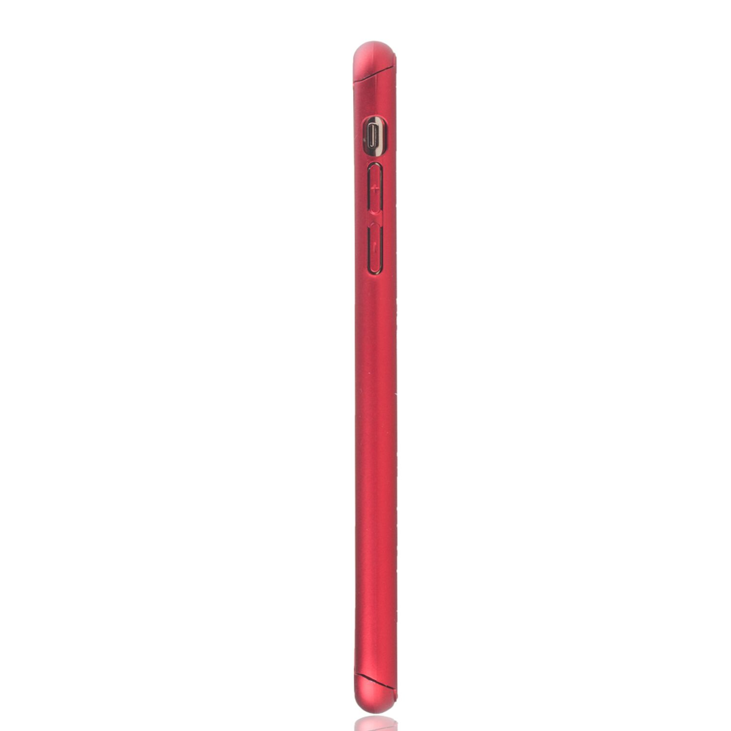 iPhone XS Max, DESIGN Rot KÖNIG Apple, Cover, Full Schutzhülle,
