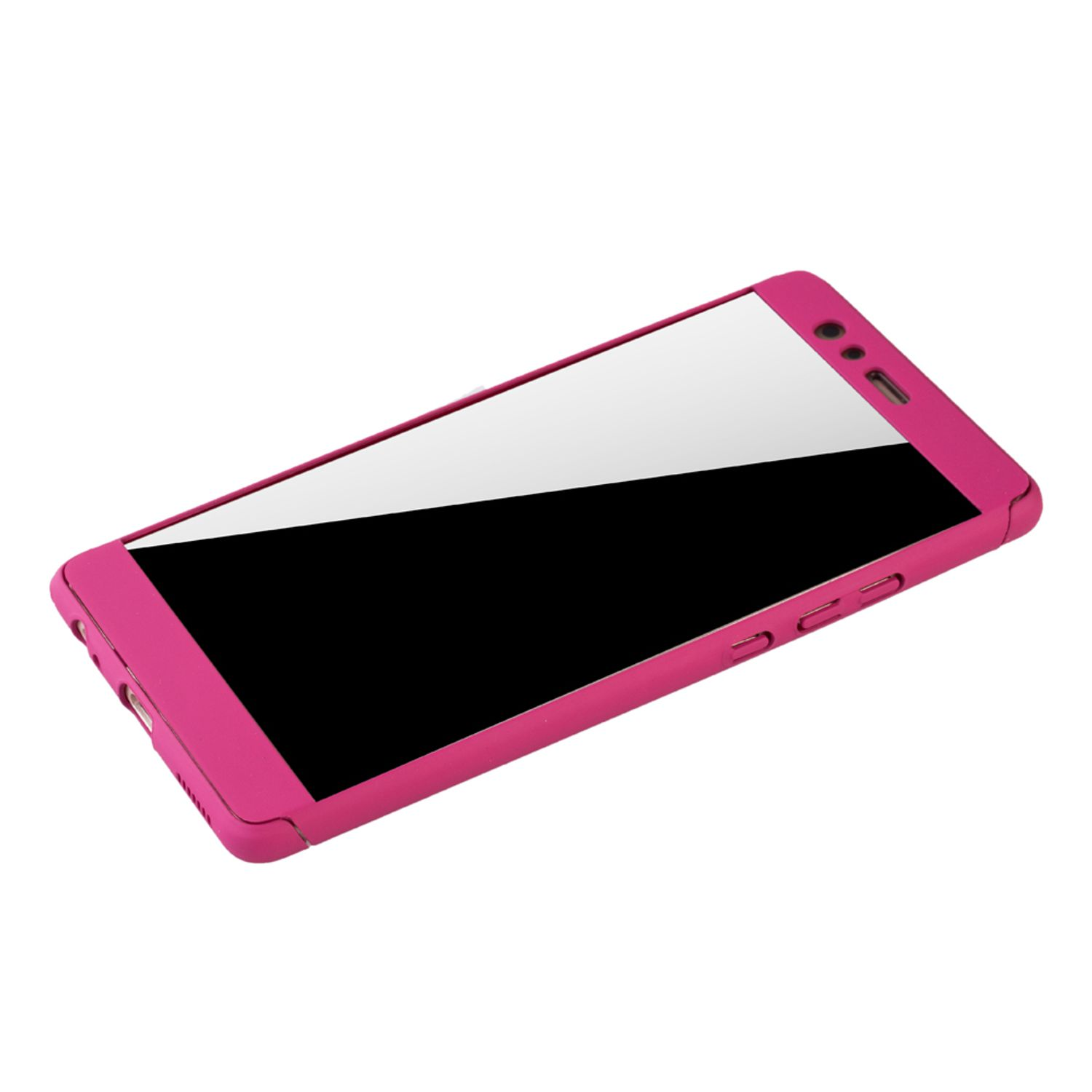Huawei, DESIGN Plus, P9 Schutzhülle, Cover, Full Pink KÖNIG